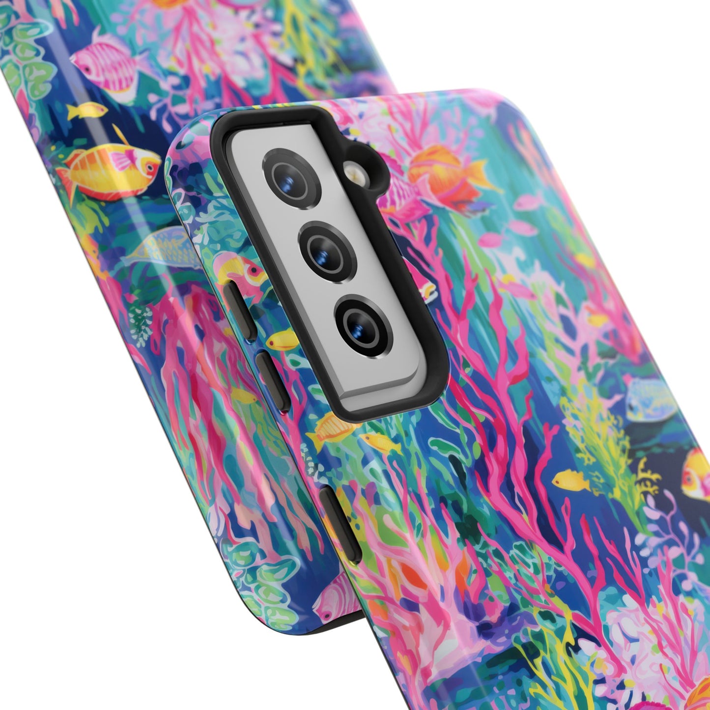 Watercolor Fish Tough Phone Case