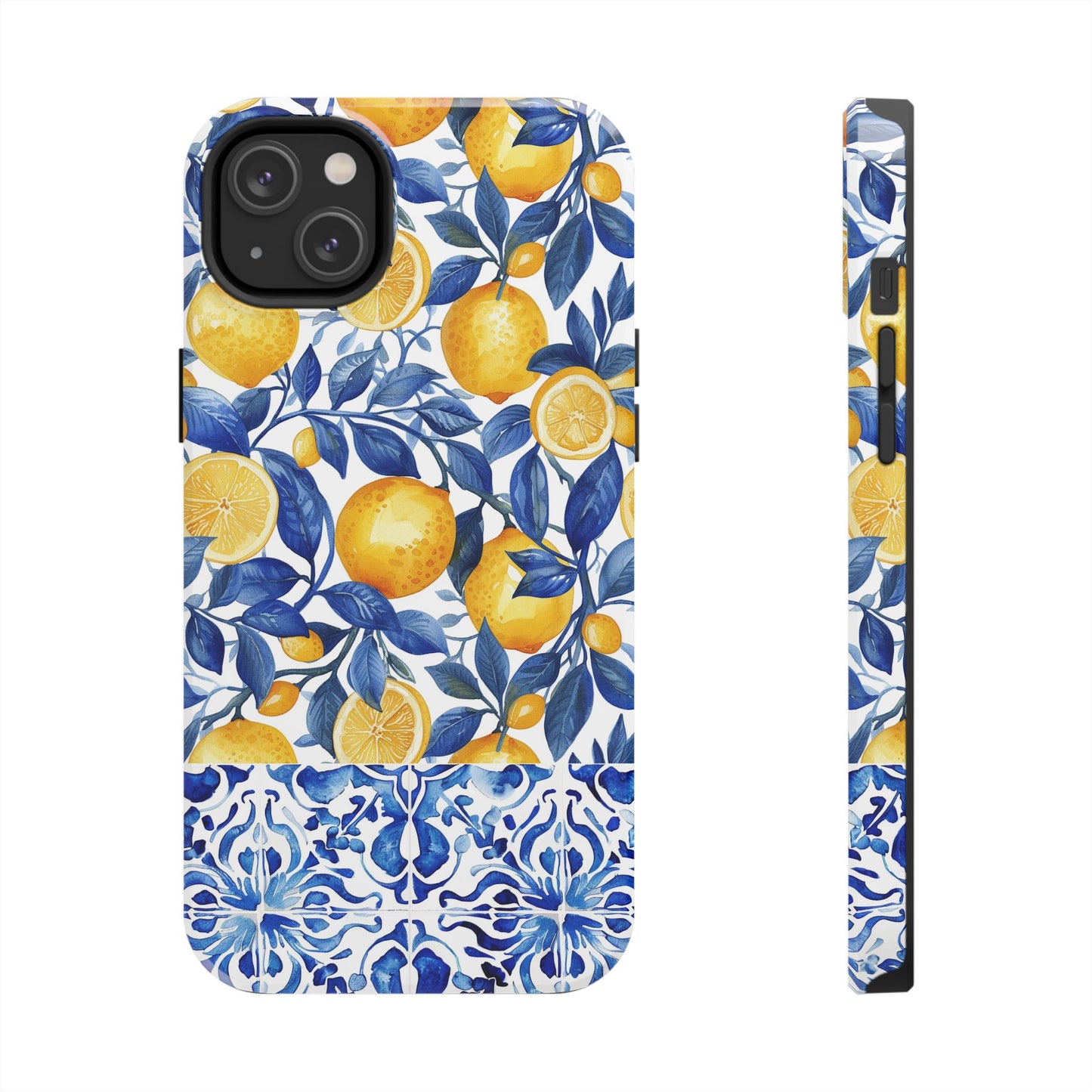 Lemons & Tiles Tough Phone Case