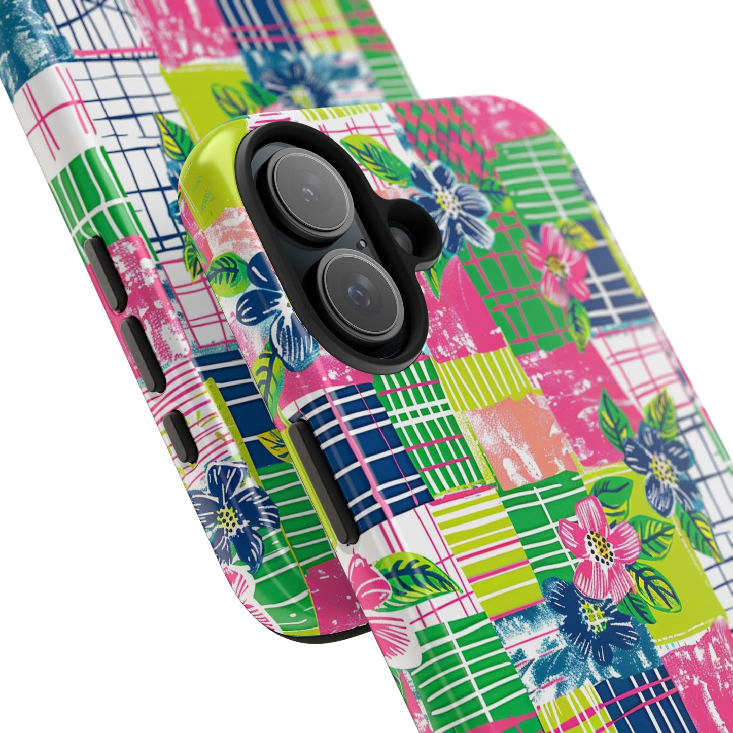 Tropical Madras Tough Phone Case