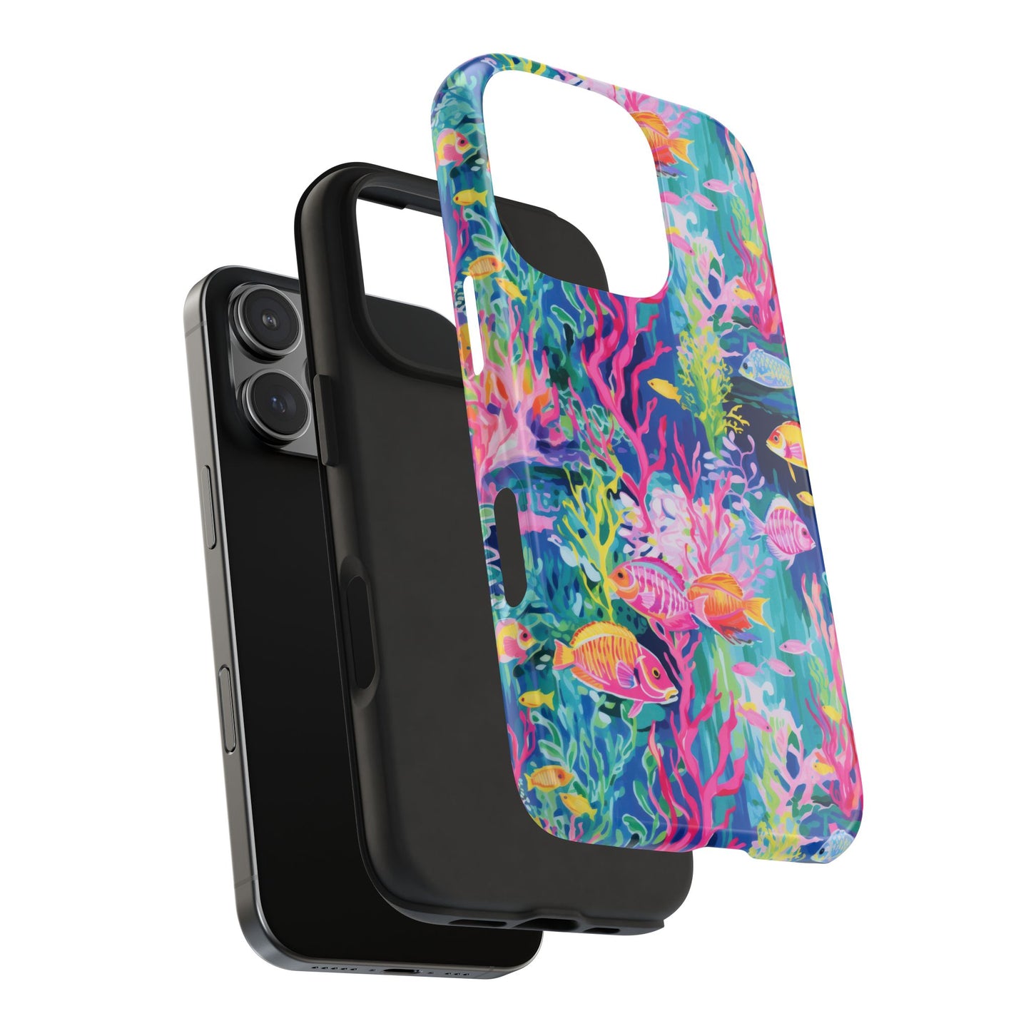 Watercolor Fish Tough Phone Case