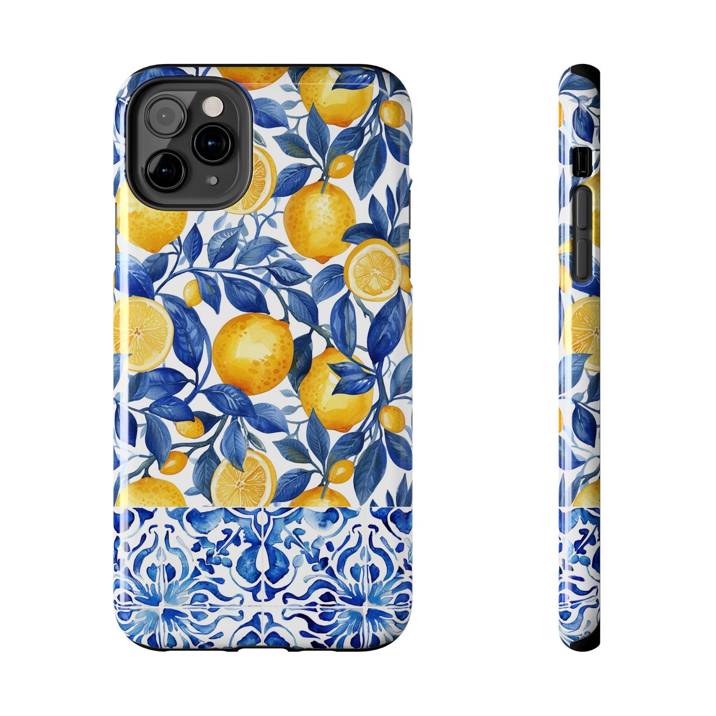 Lemons & Tiles Tough Phone Case
