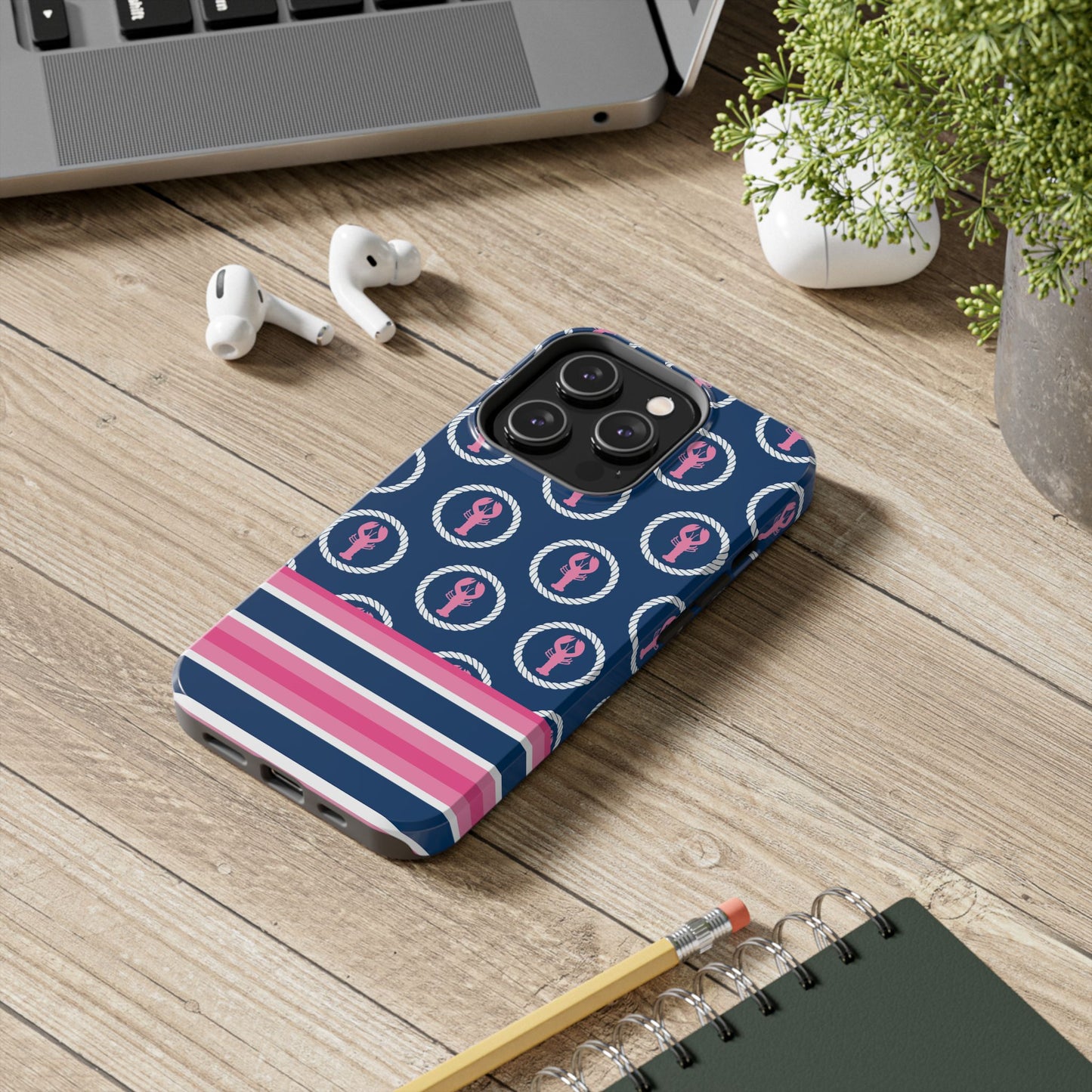 Preppy Lobsters Tough Phone Case