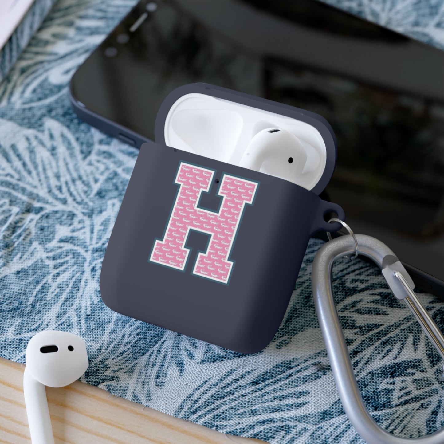 Preppy Letter H AirPods Case Cover