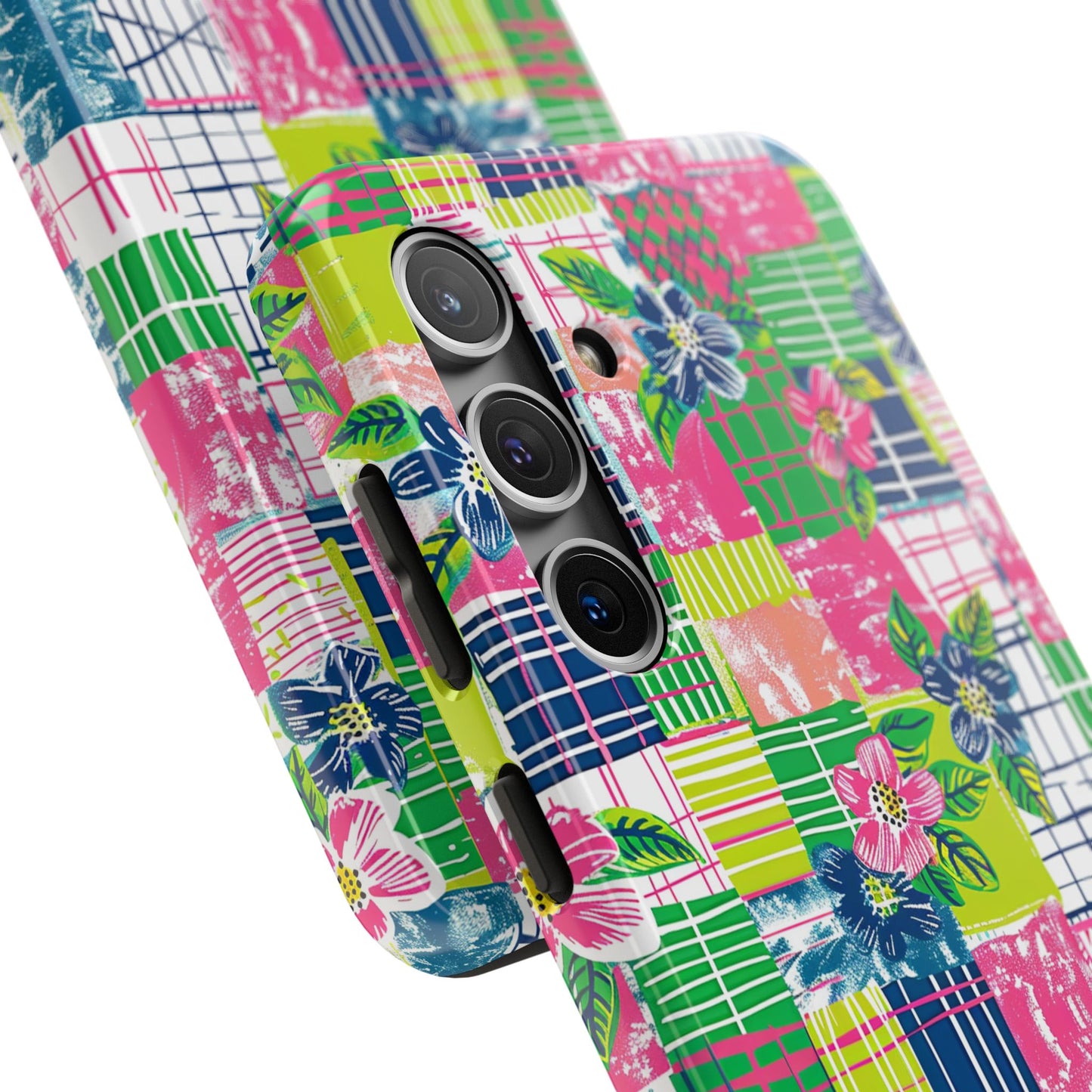 Tropical Madras Tough Phone Case