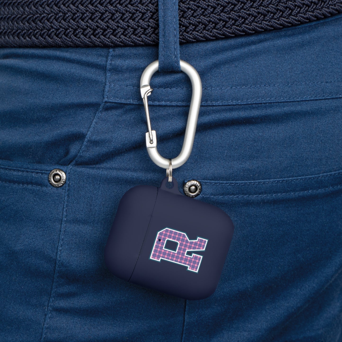 Preppy Letter R AirPods Case Cover
