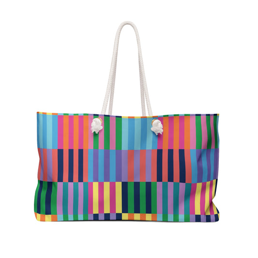 Color Blocks Weekender Bag