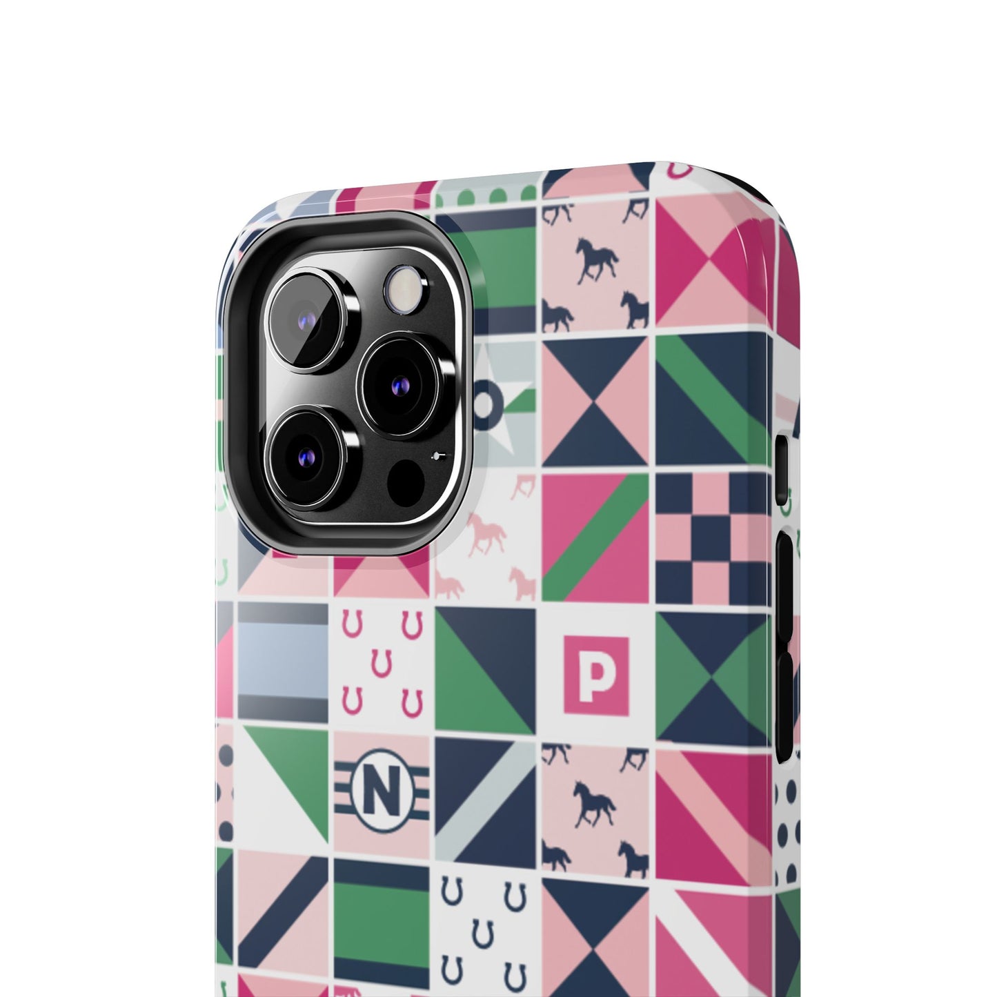 Equestrian Patchwork Tough Phone Case