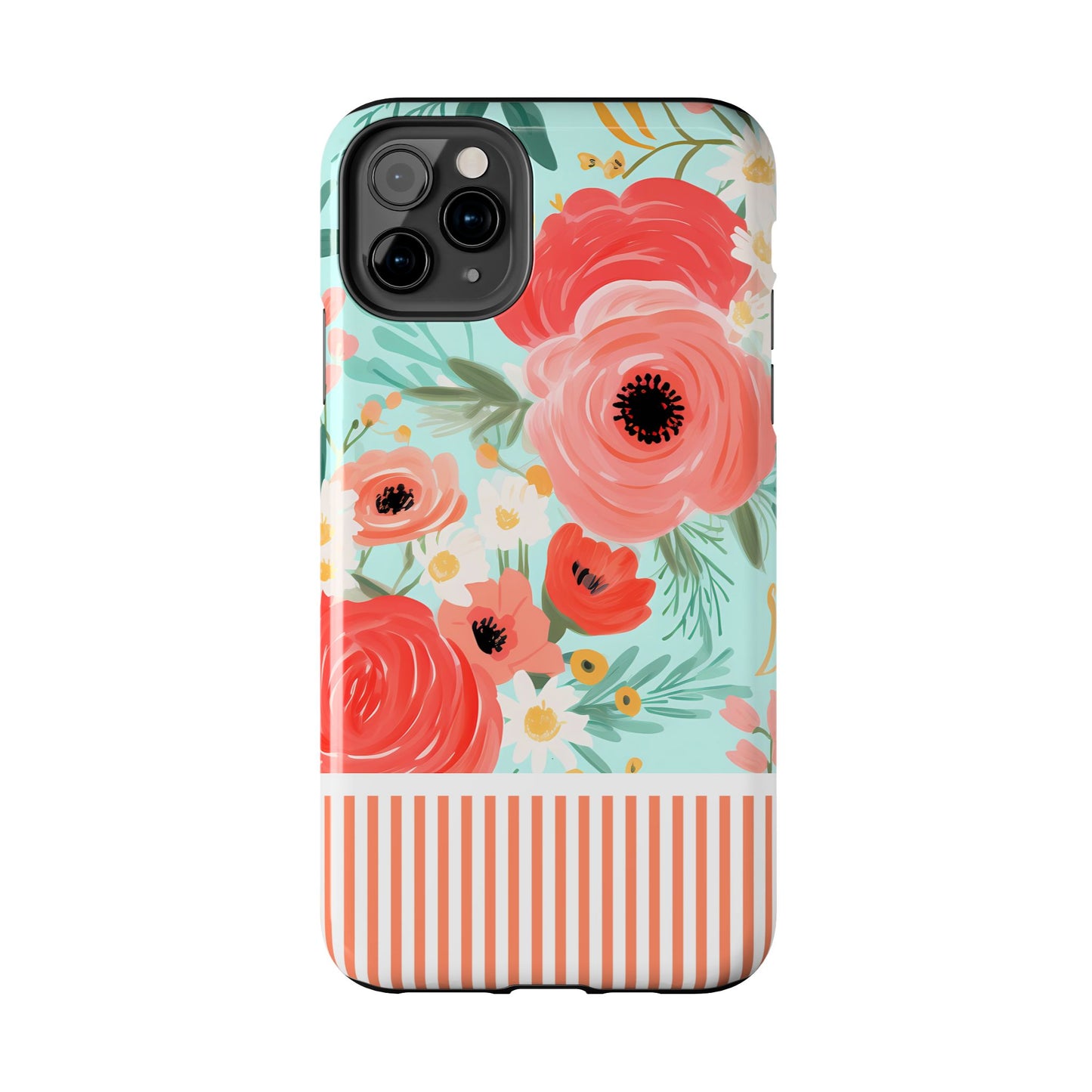 Coral FloralTough Phone Case
