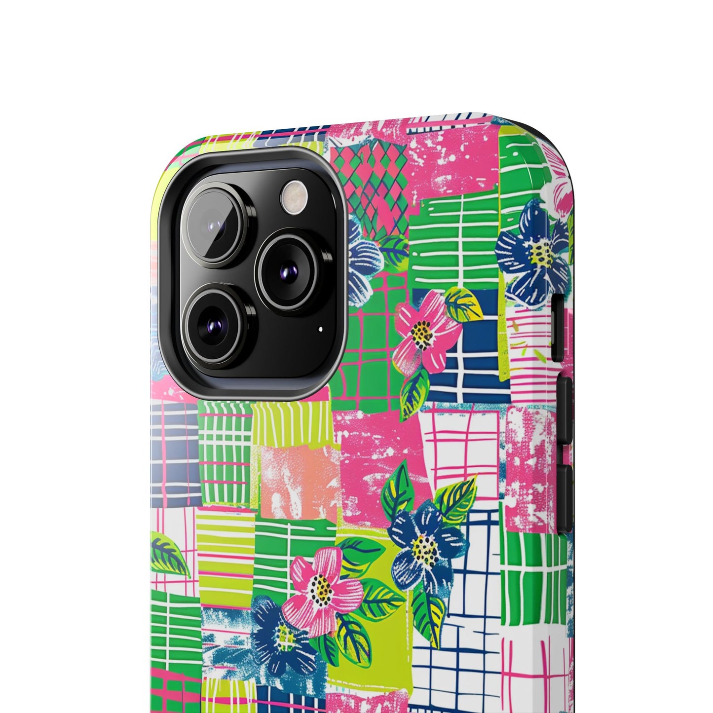 Tropical Madras Tough Phone Case