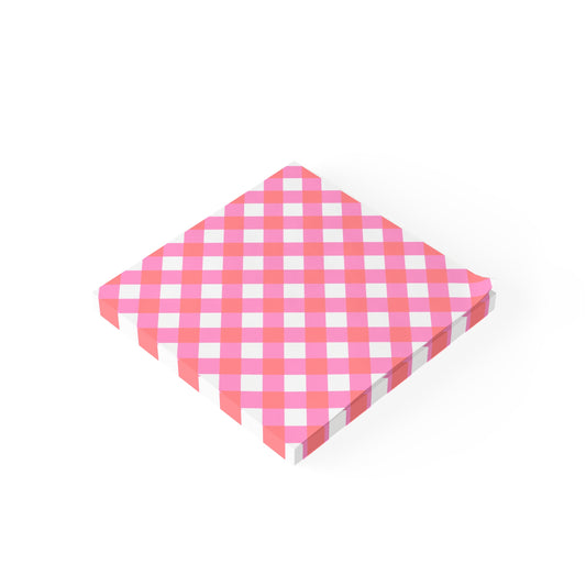 Preppy Pink and Red Gingham Post-it® Note Pads