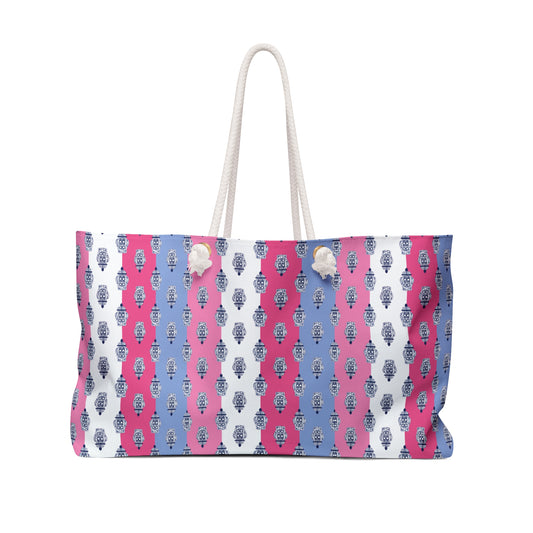 Ginger Jar Stripes Weekender Bag