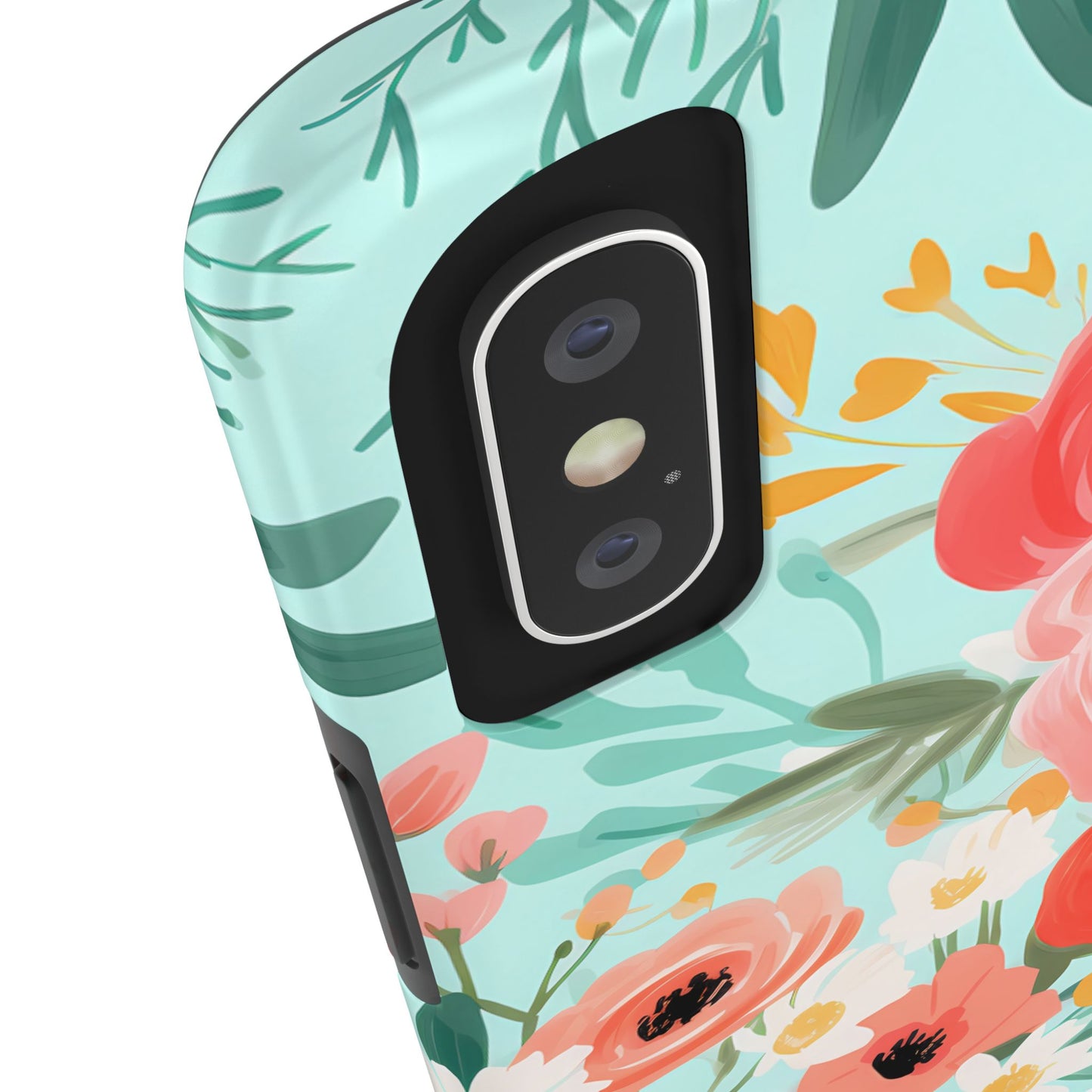 Coral FloralTough Phone Case