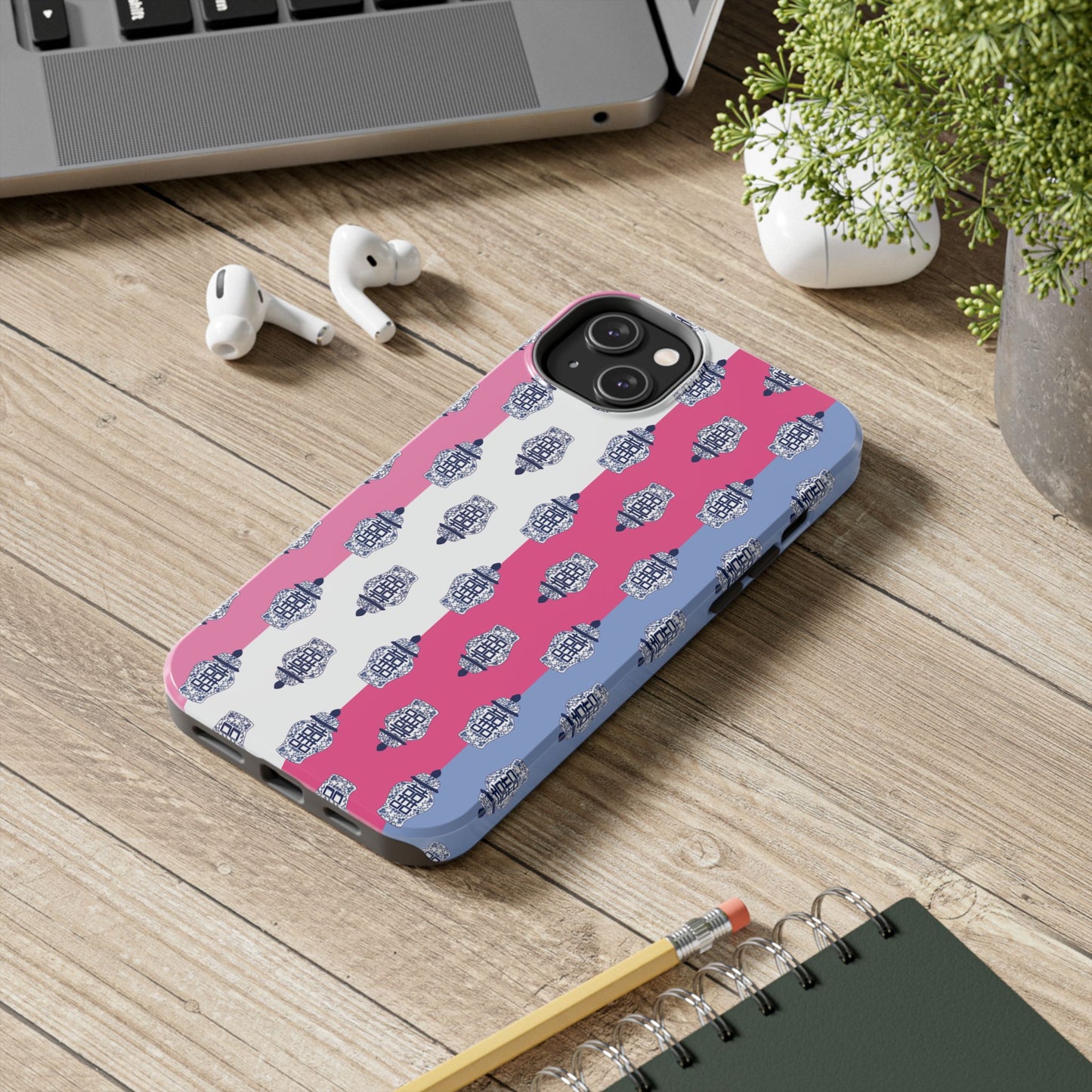 Ginger Jar Stripe Tough Phone Case