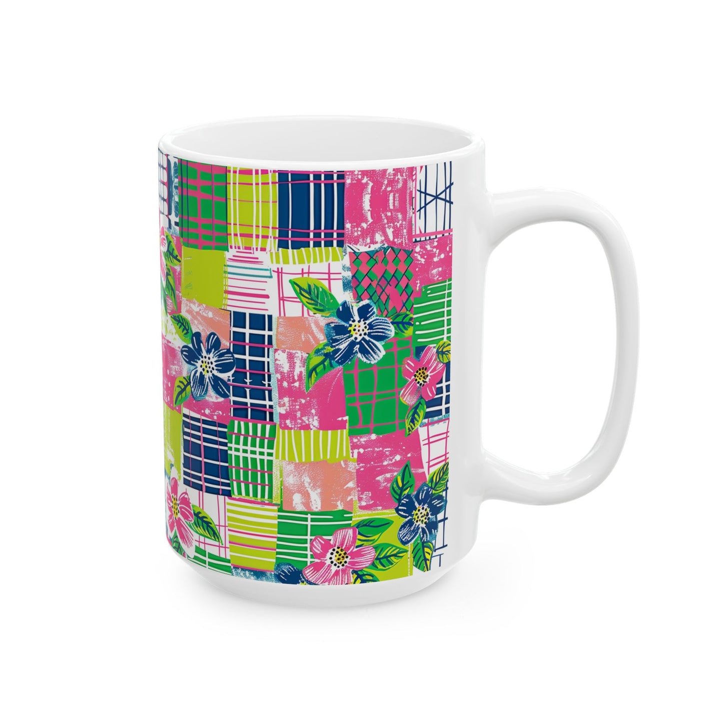 Tropical Madras Ceramic Mug