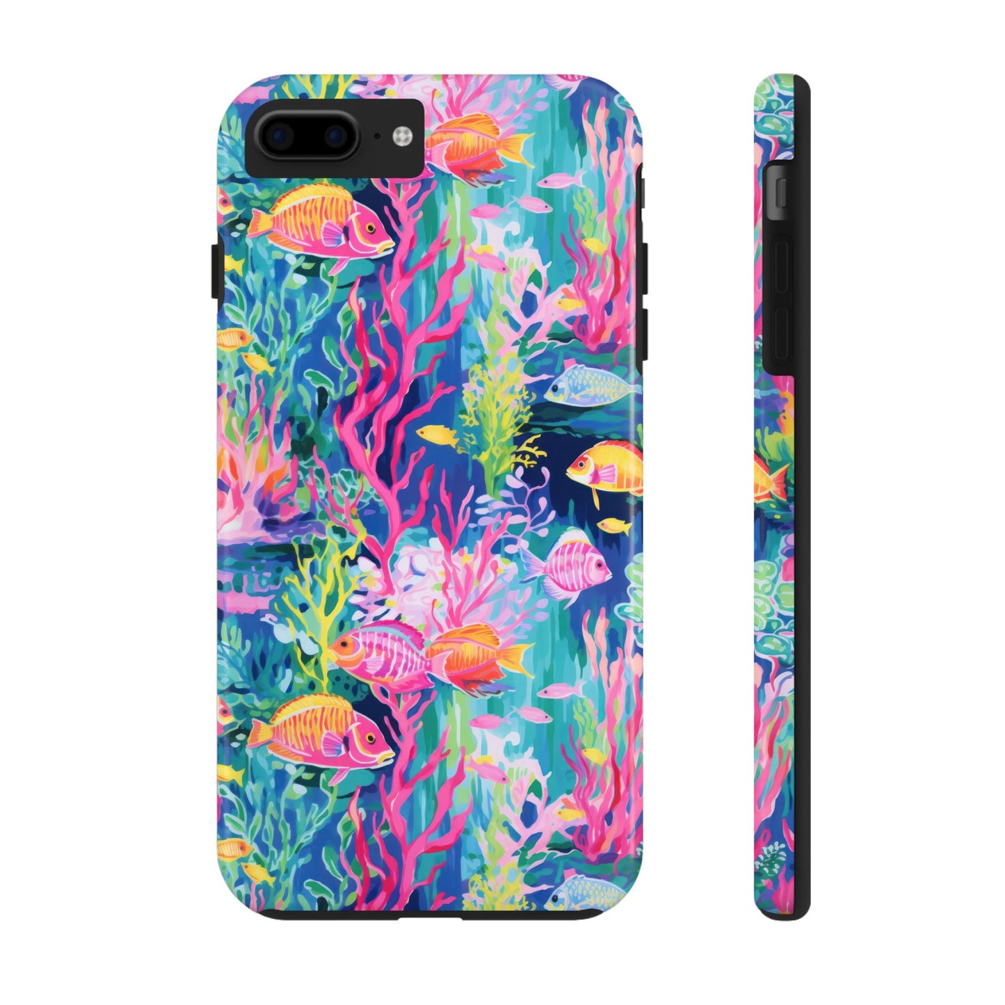 Watercolor Fish Tough Phone Case