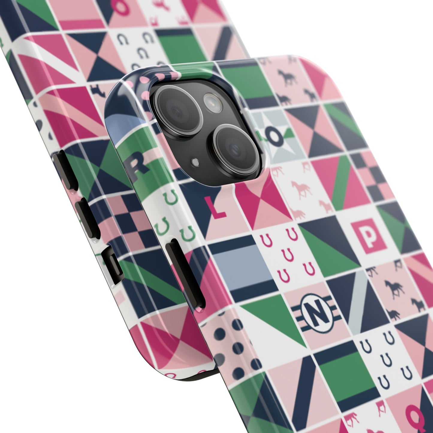 Equestrian Patchwork Tough Phone Case