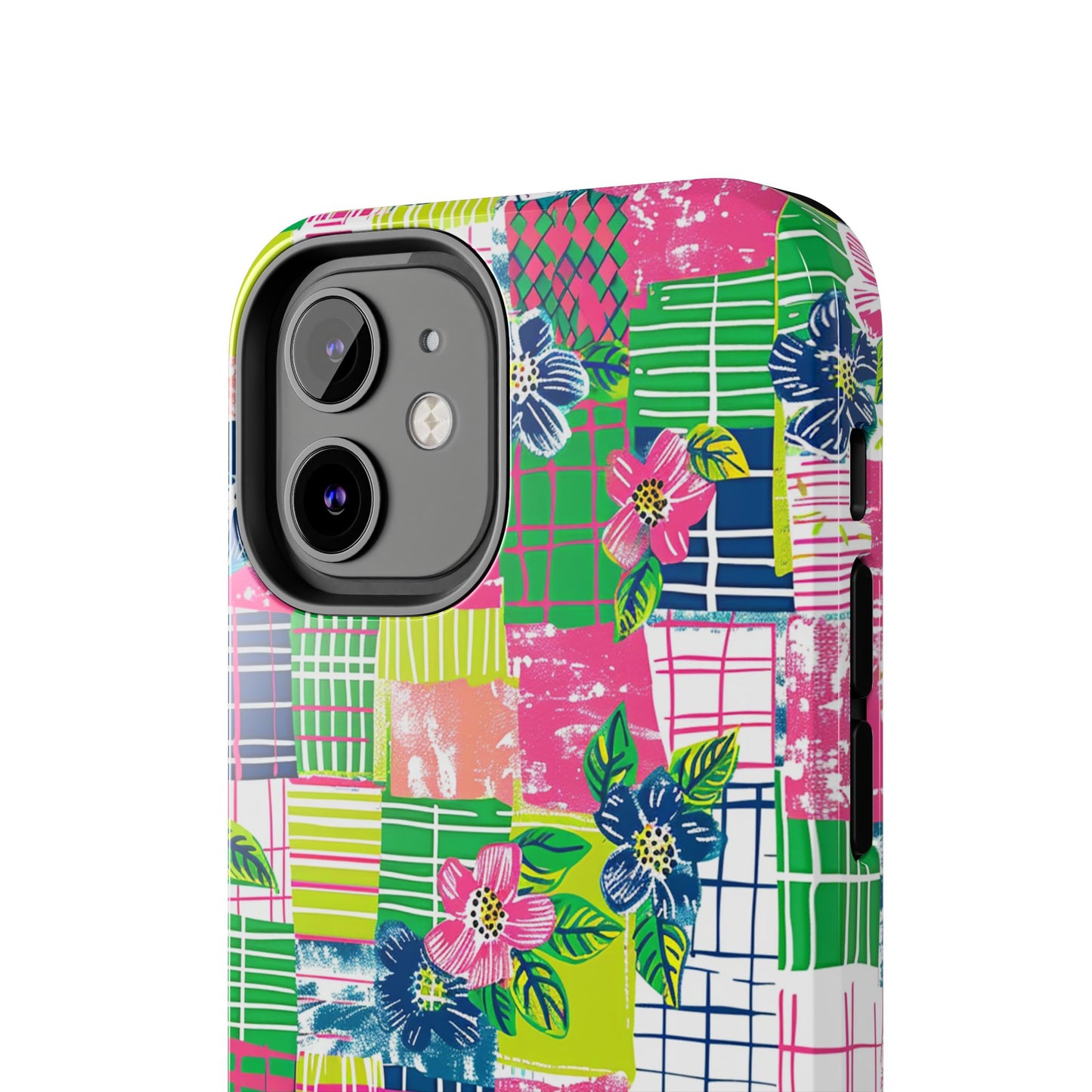 Tropical Madras Tough Phone Case