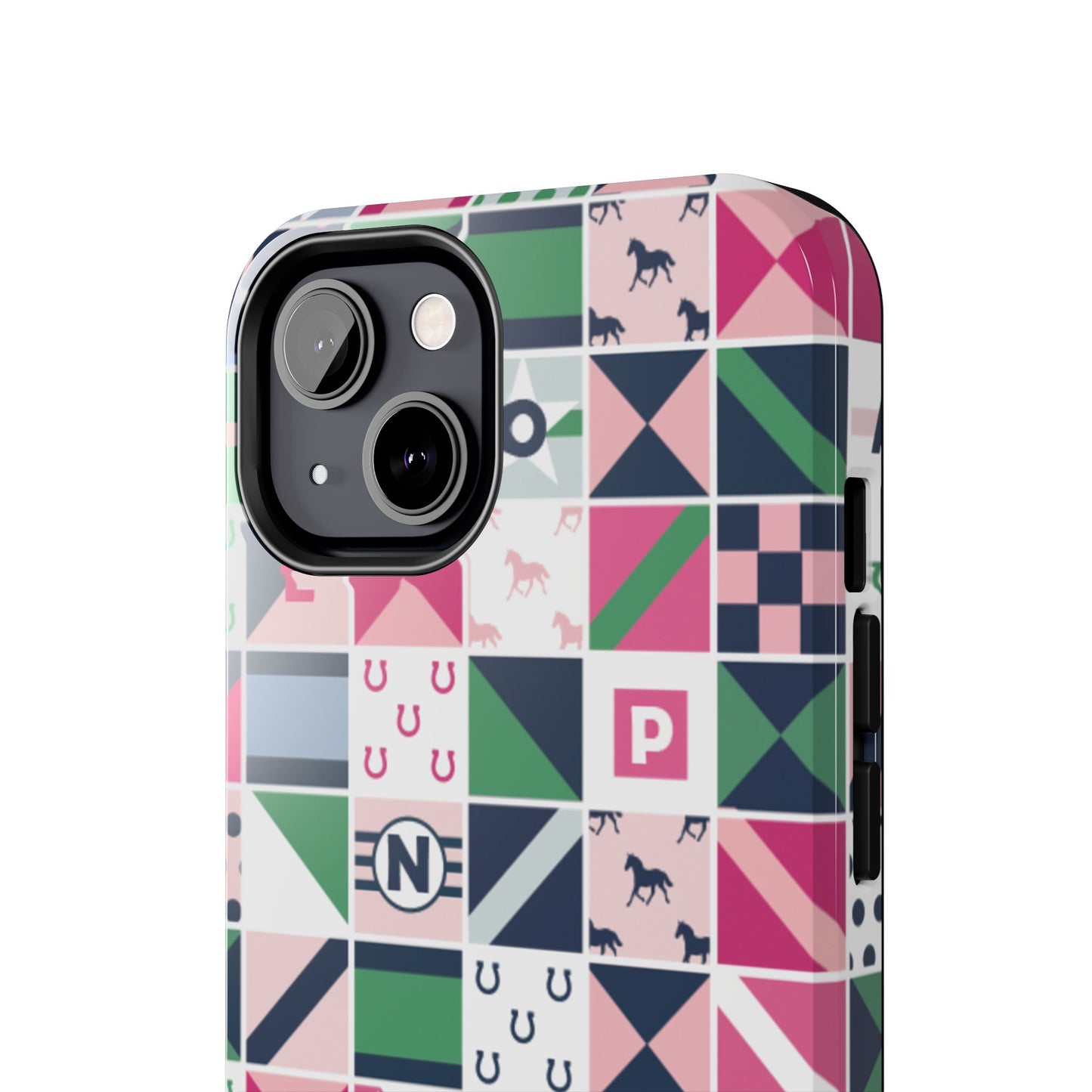 Equestrian Patchwork Tough Phone Case