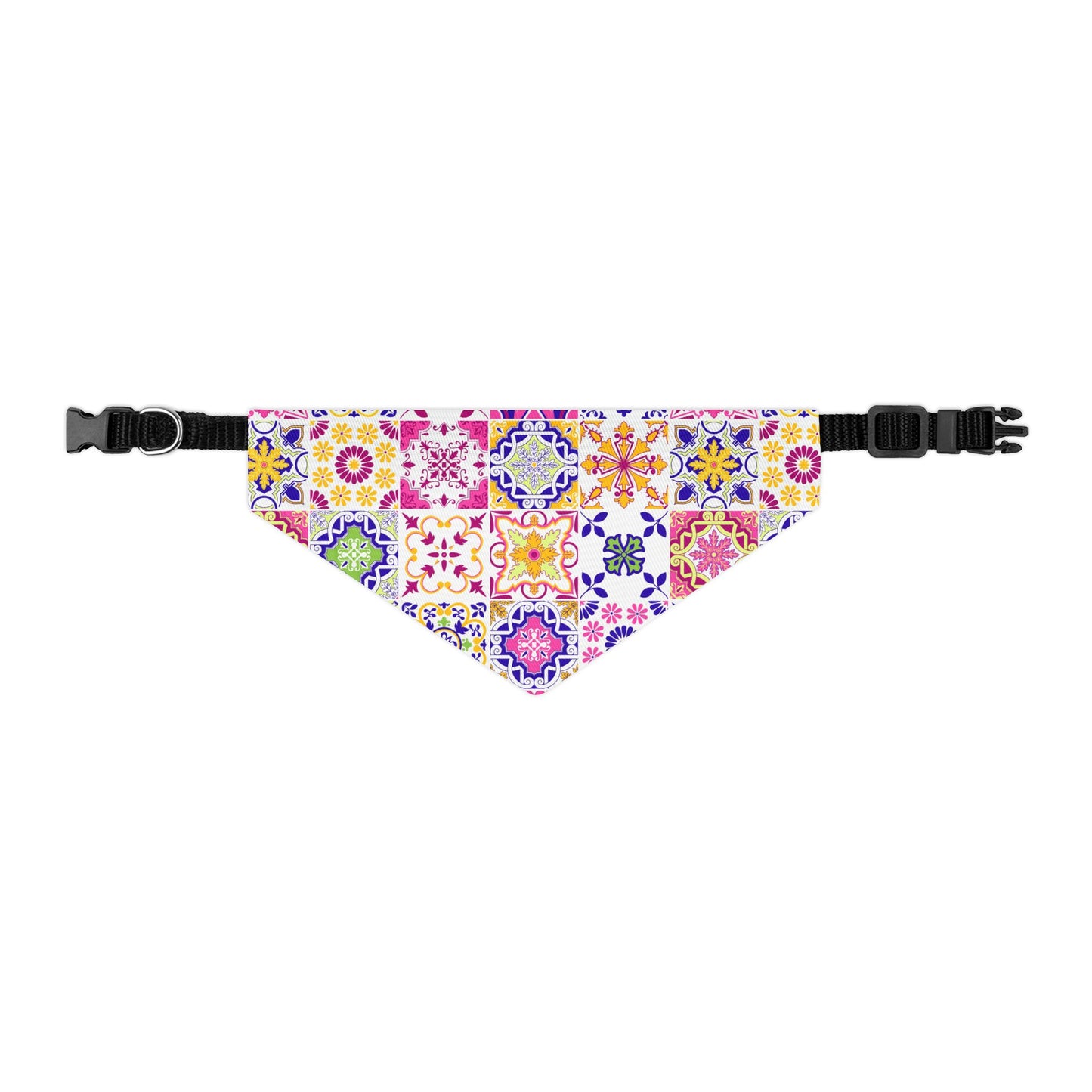 Tiled Pet Bandana Collar