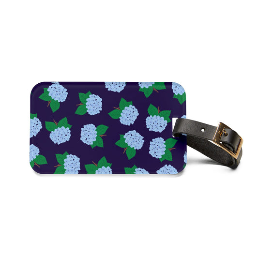 Hydrangea Luggage Tag