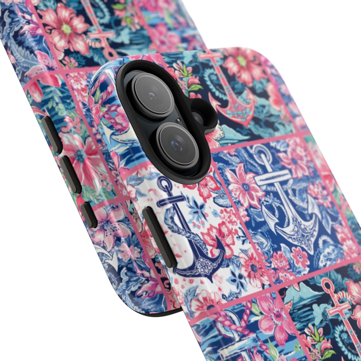 Floral Anchors Tough Phone Case