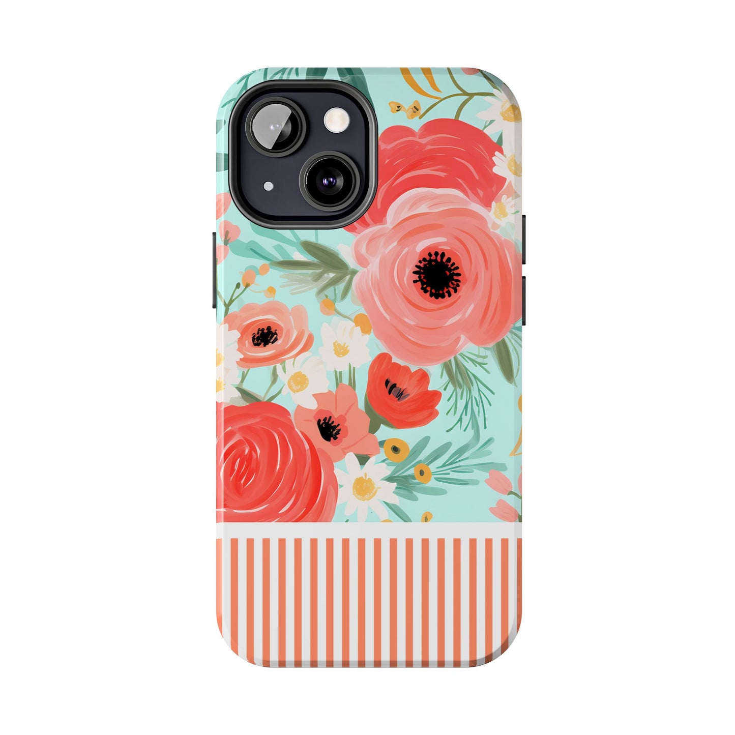 Coral FloralTough Phone Case