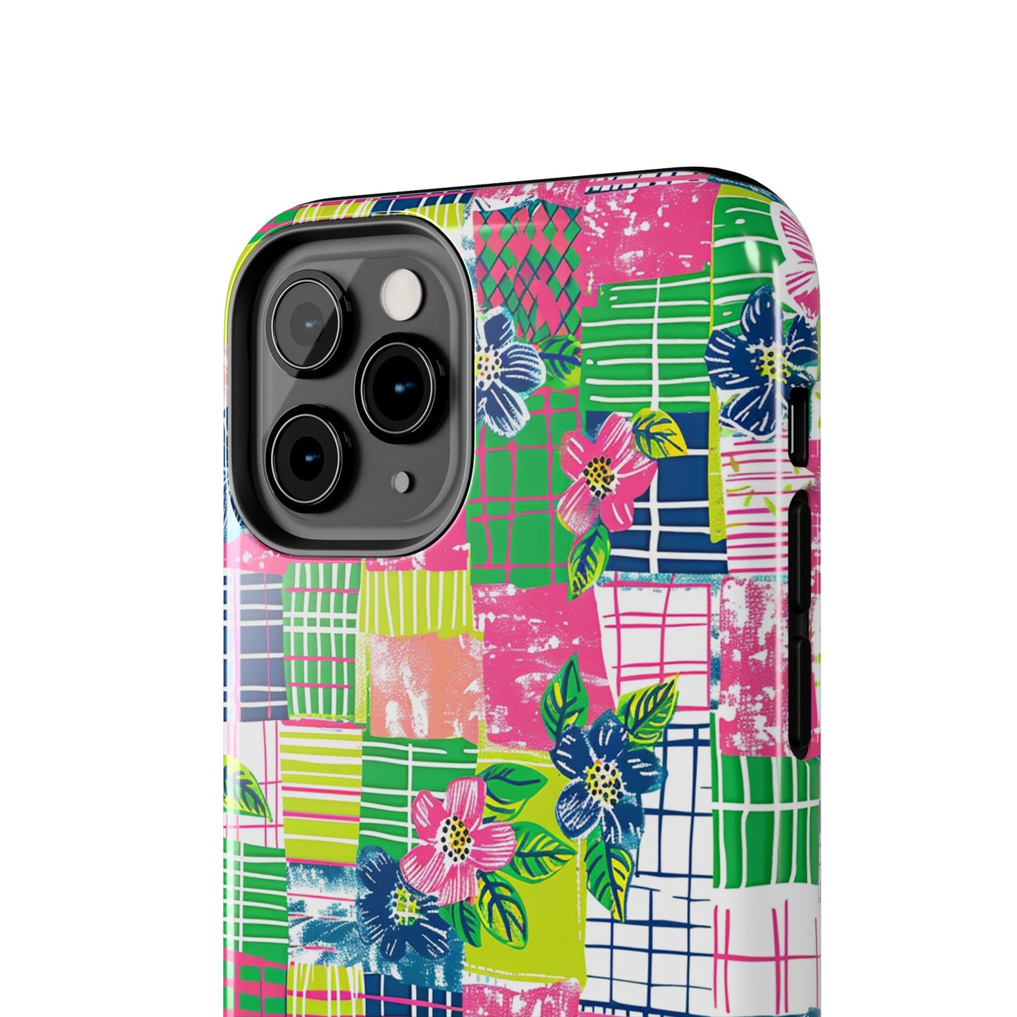 Tropical Madras Tough Phone Case