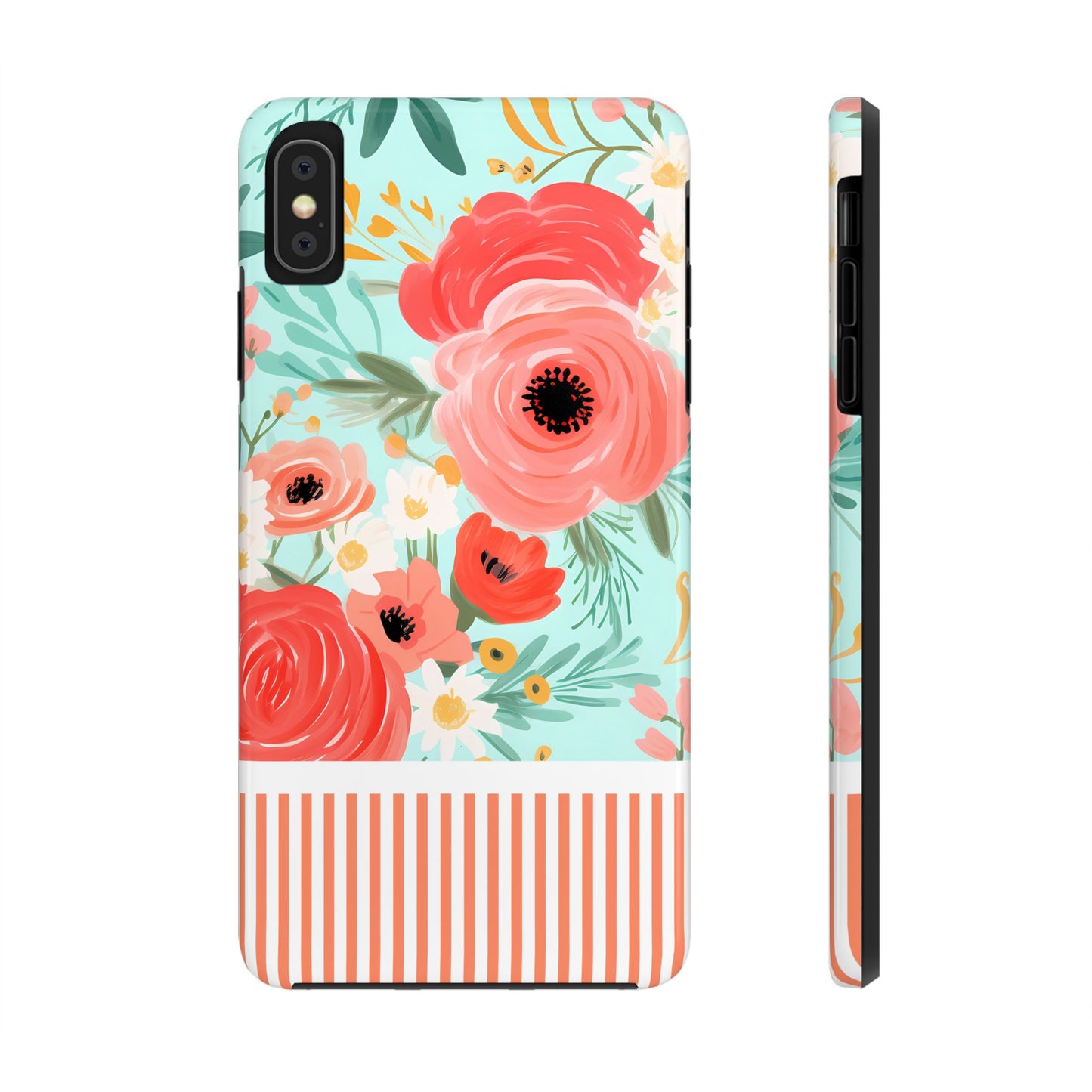 Coral FloralTough Phone Case