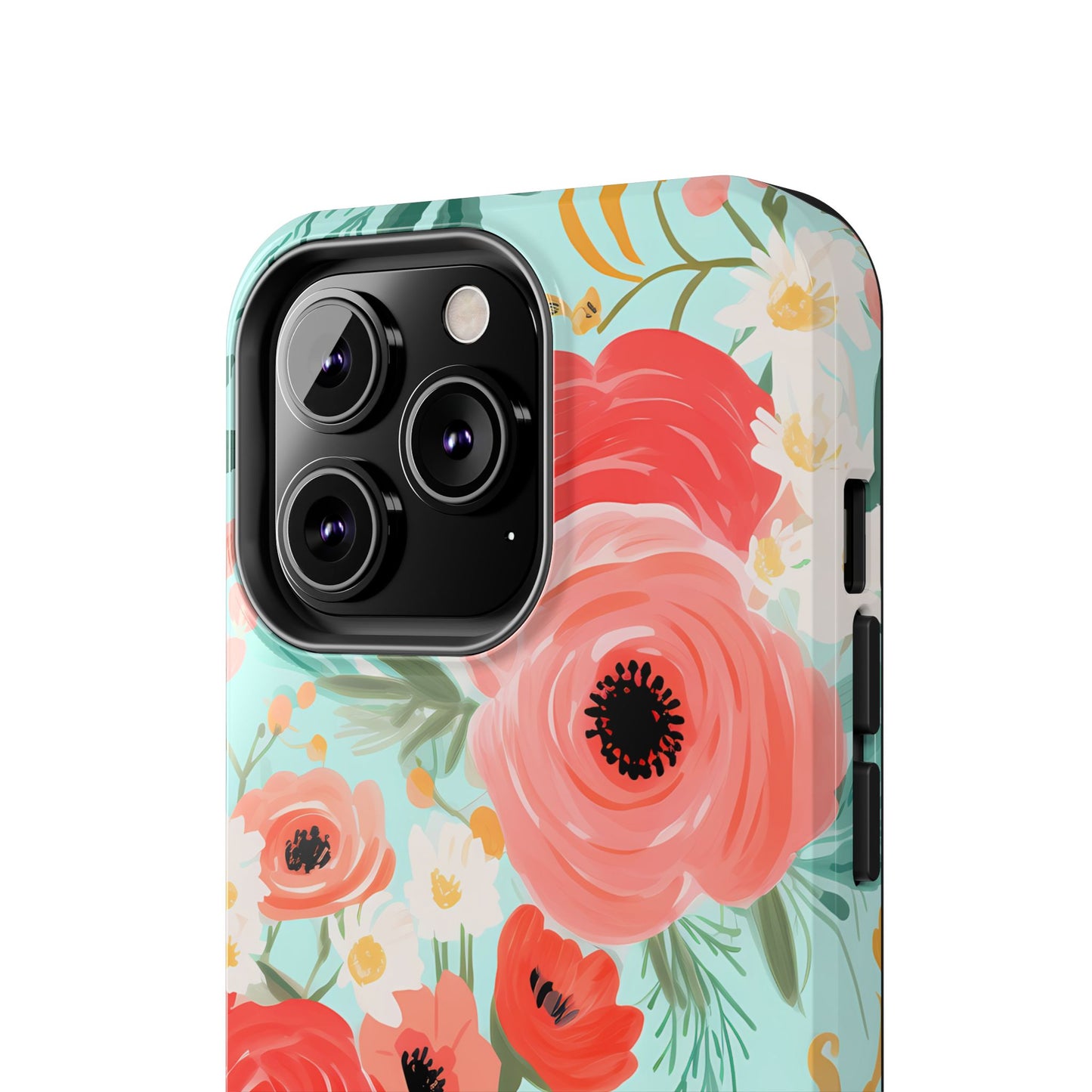 Coral FloralTough Phone Case
