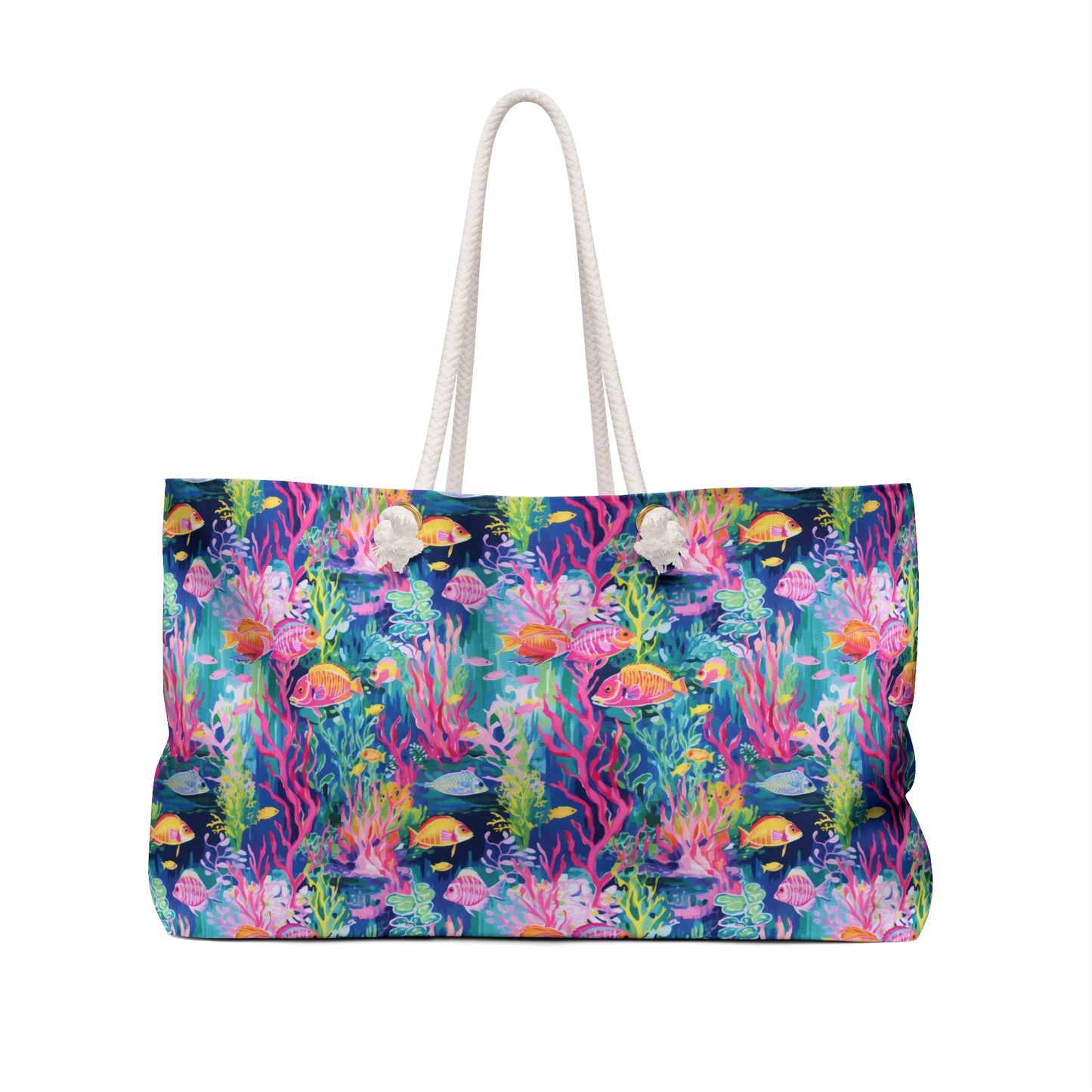 Watercolor Fish Weekender Bag