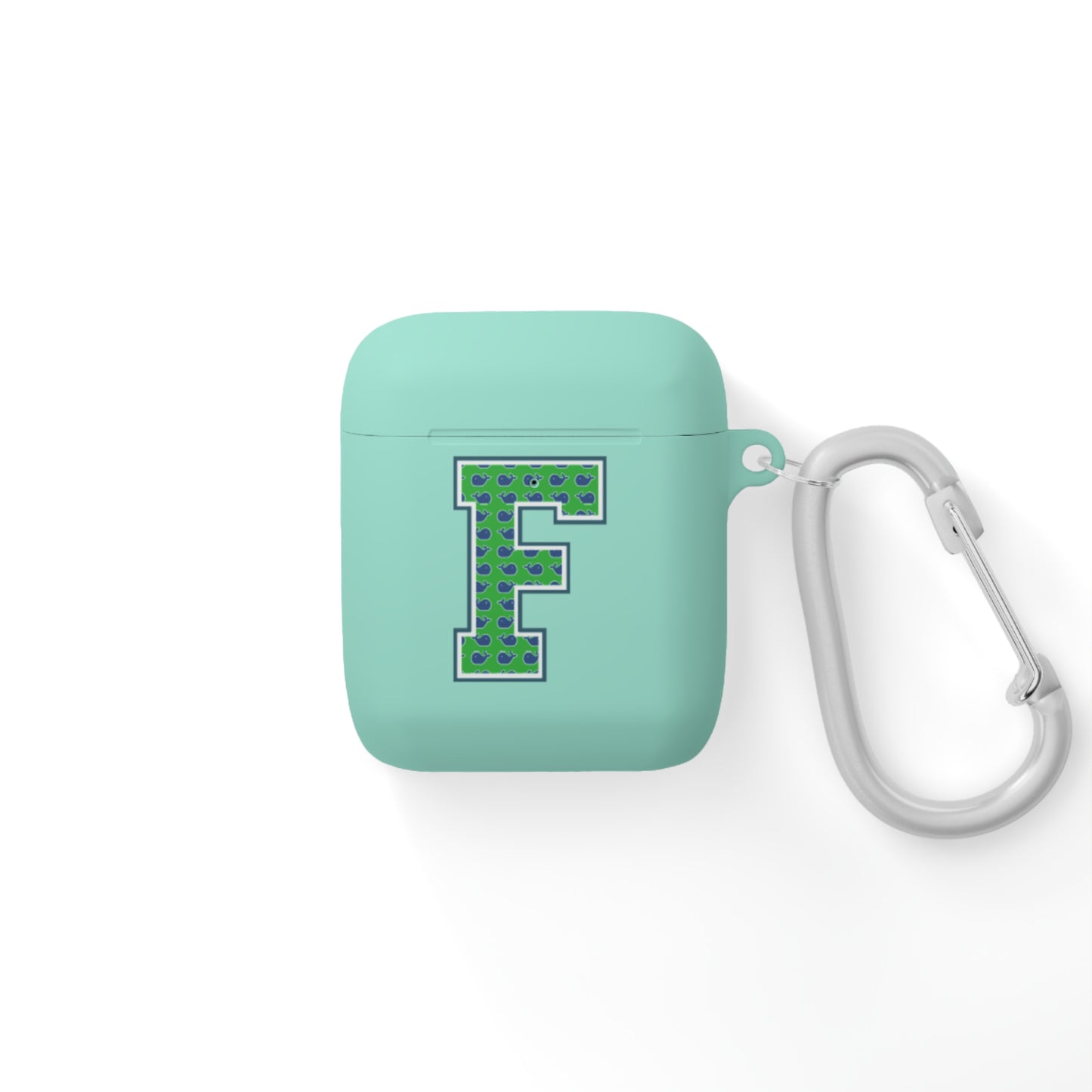 Preppy Letter F AirPods Case Cover