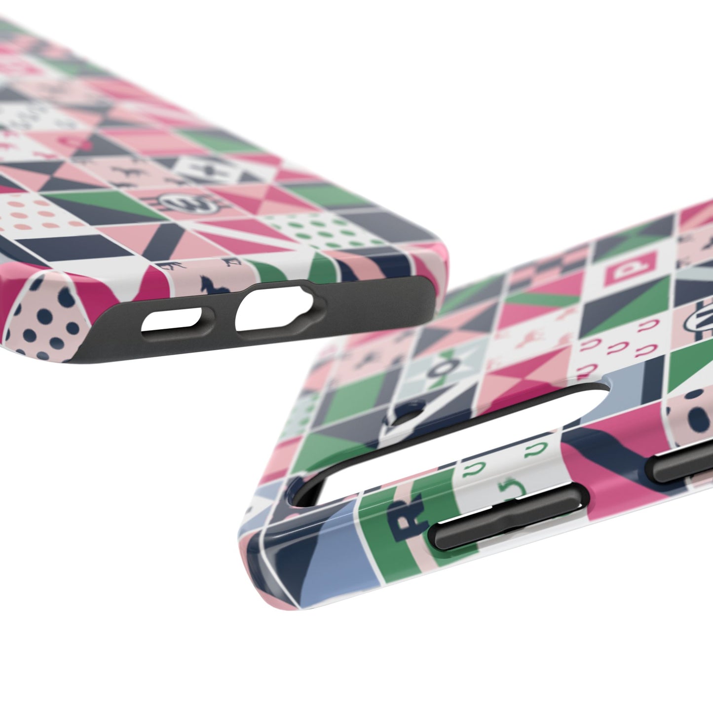 Equestrian Patchwork Tough Phone Case