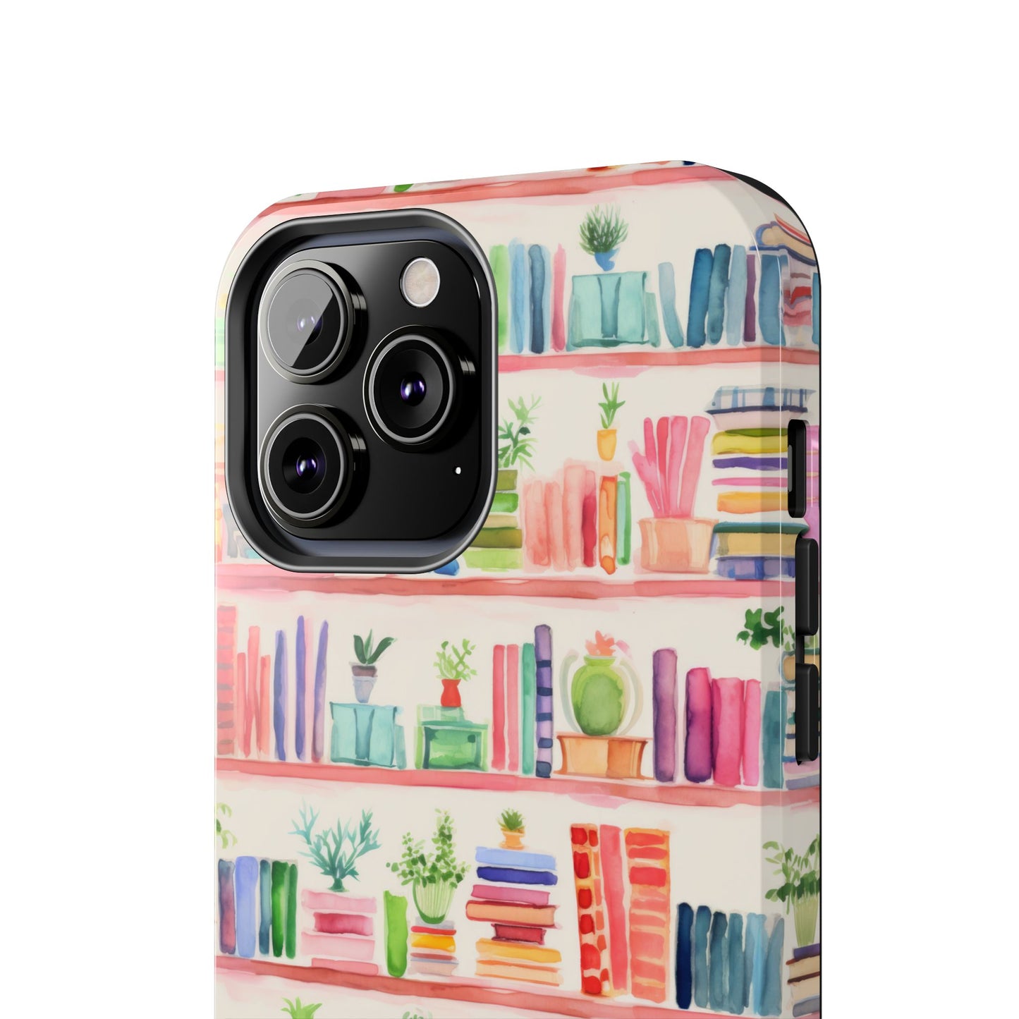 Colorful Bookshelf Tough Phone Cases