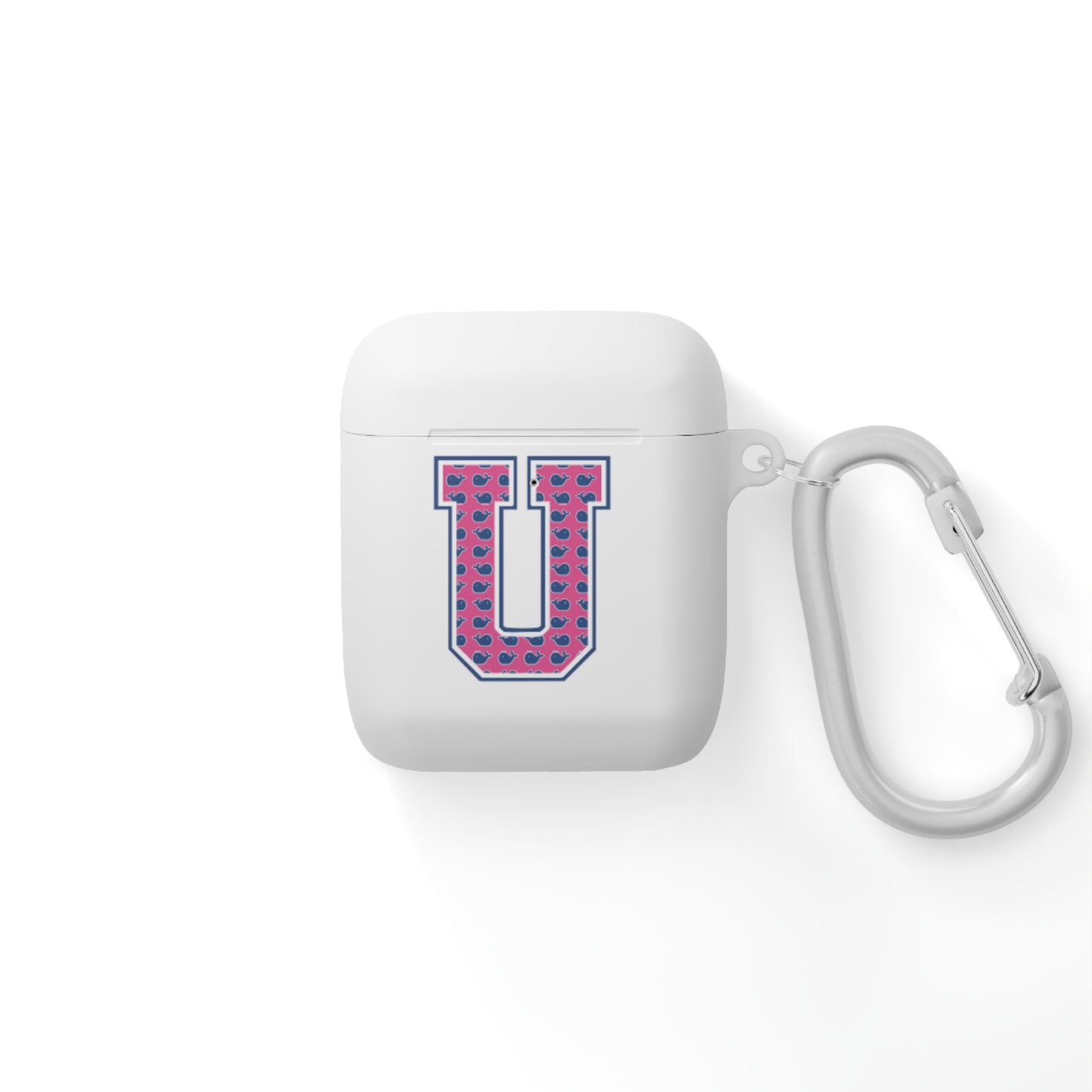 Preppy Letter U AirPods Case Cover