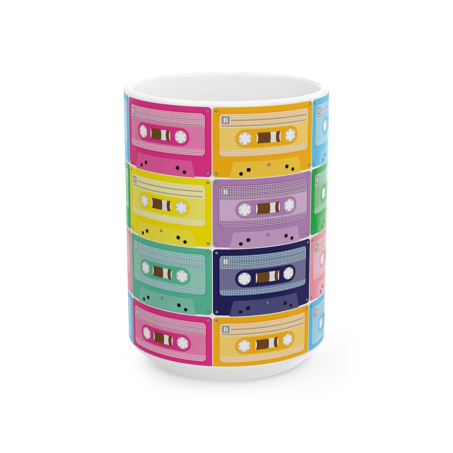 Cassette Tapes Ceramic Mug