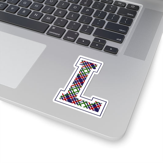 Equestrian Letter L Kiss Cut Sticker