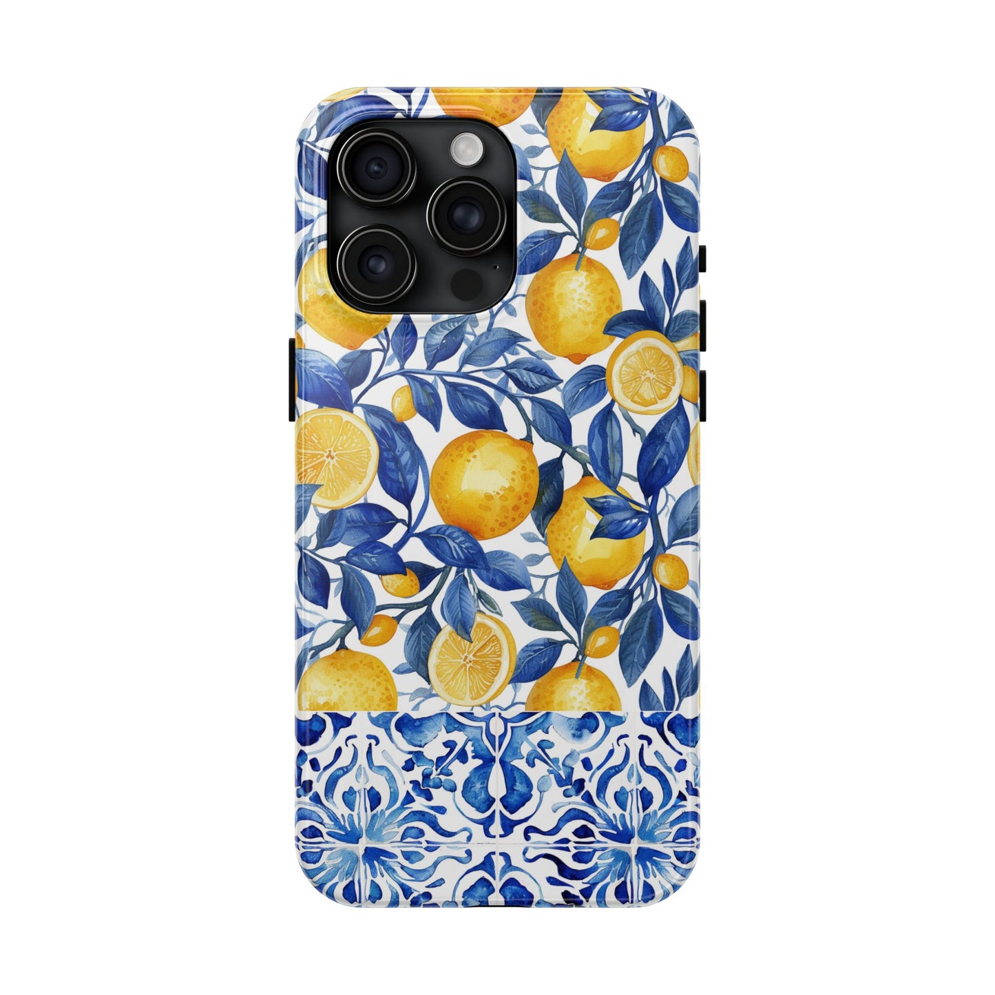 Lemons & Tiles Tough Phone Case