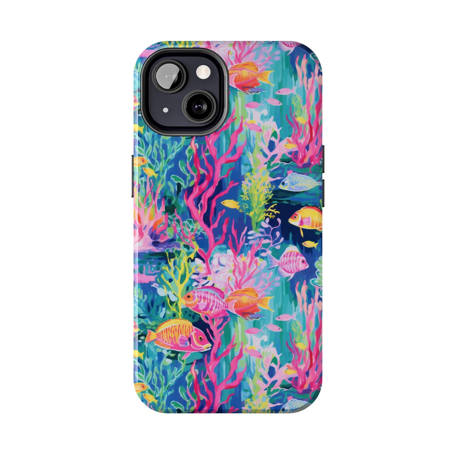 Watercolor Fish Tough Phone Case