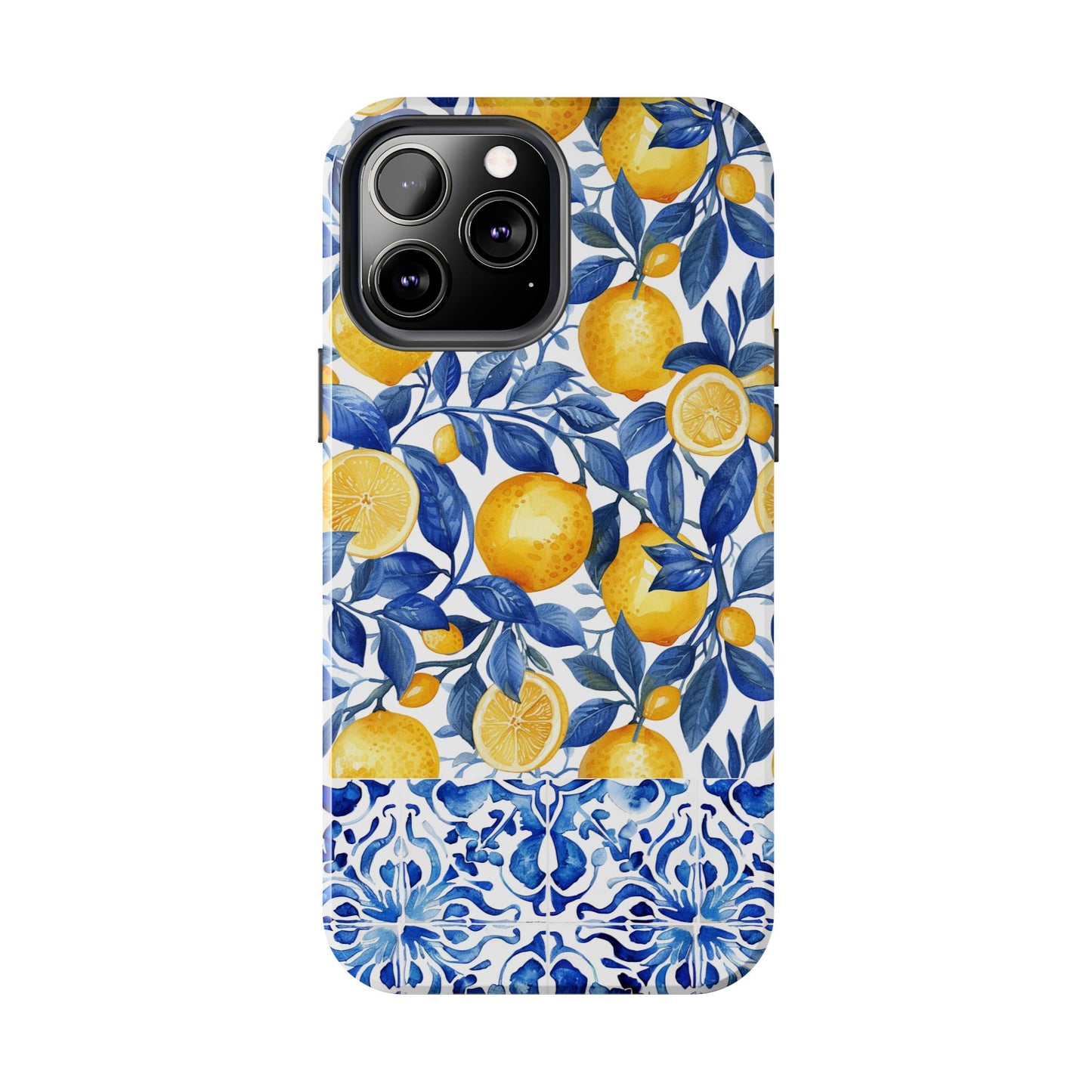 Lemons & Tiles Tough Phone Case