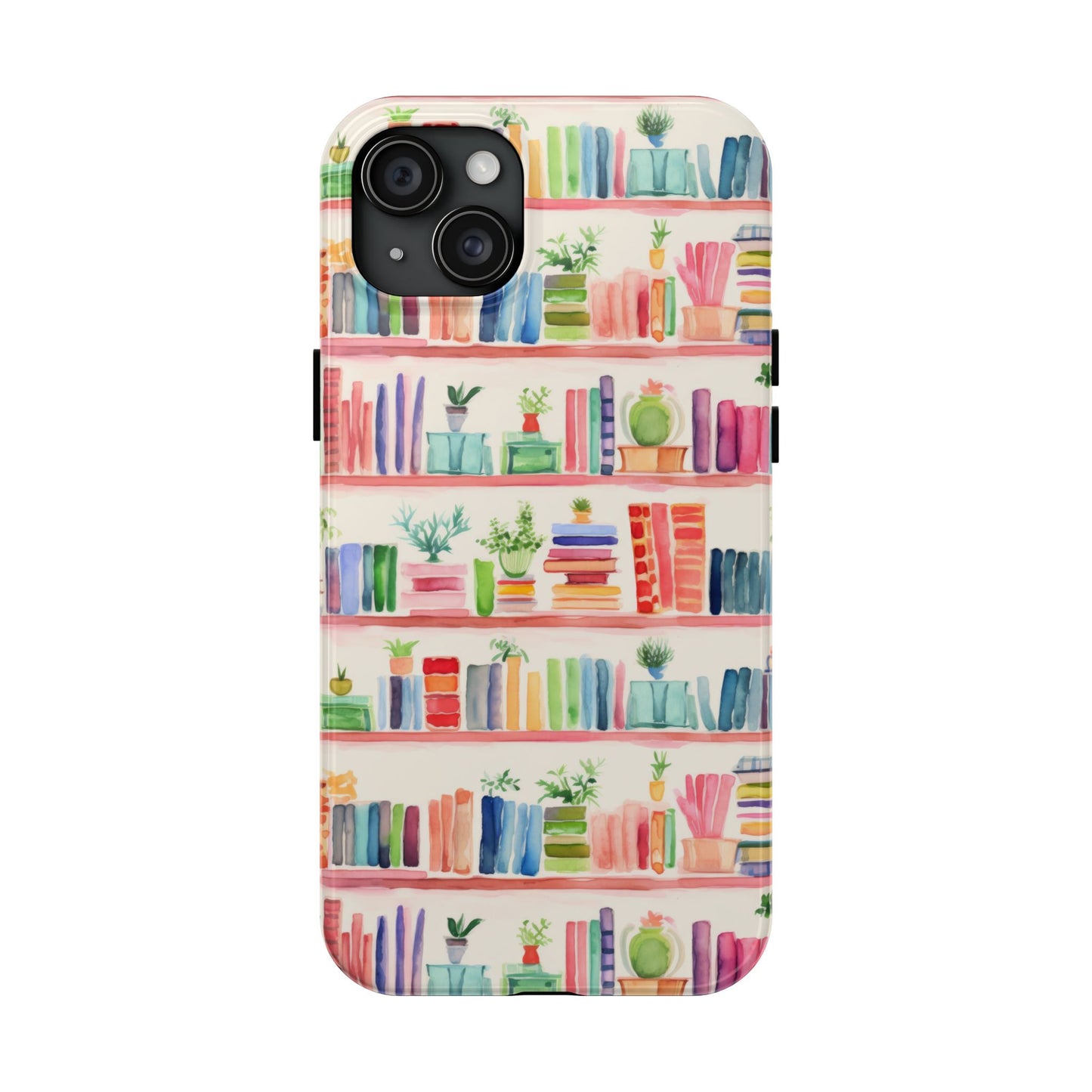 Colorful Bookshelf Tough Phone Cases