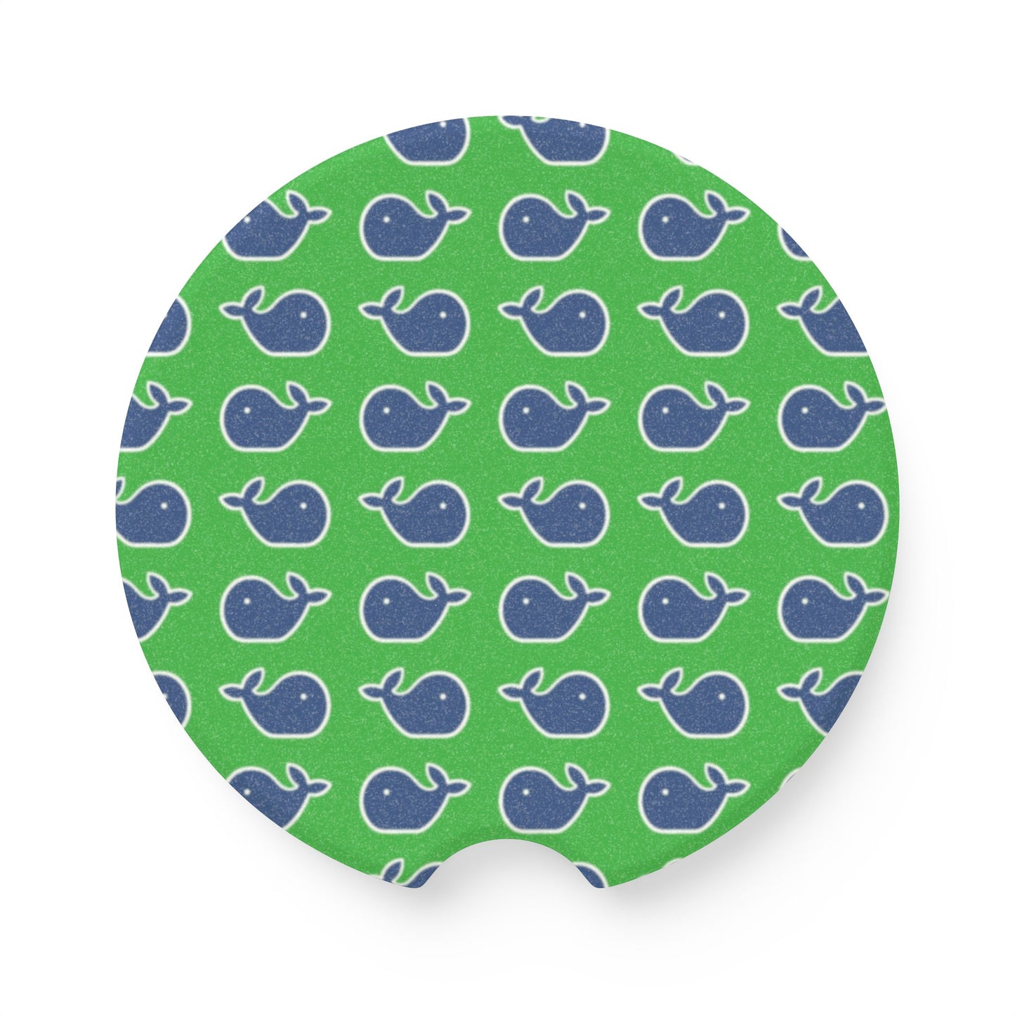 Whale Soapstone Car Coaster