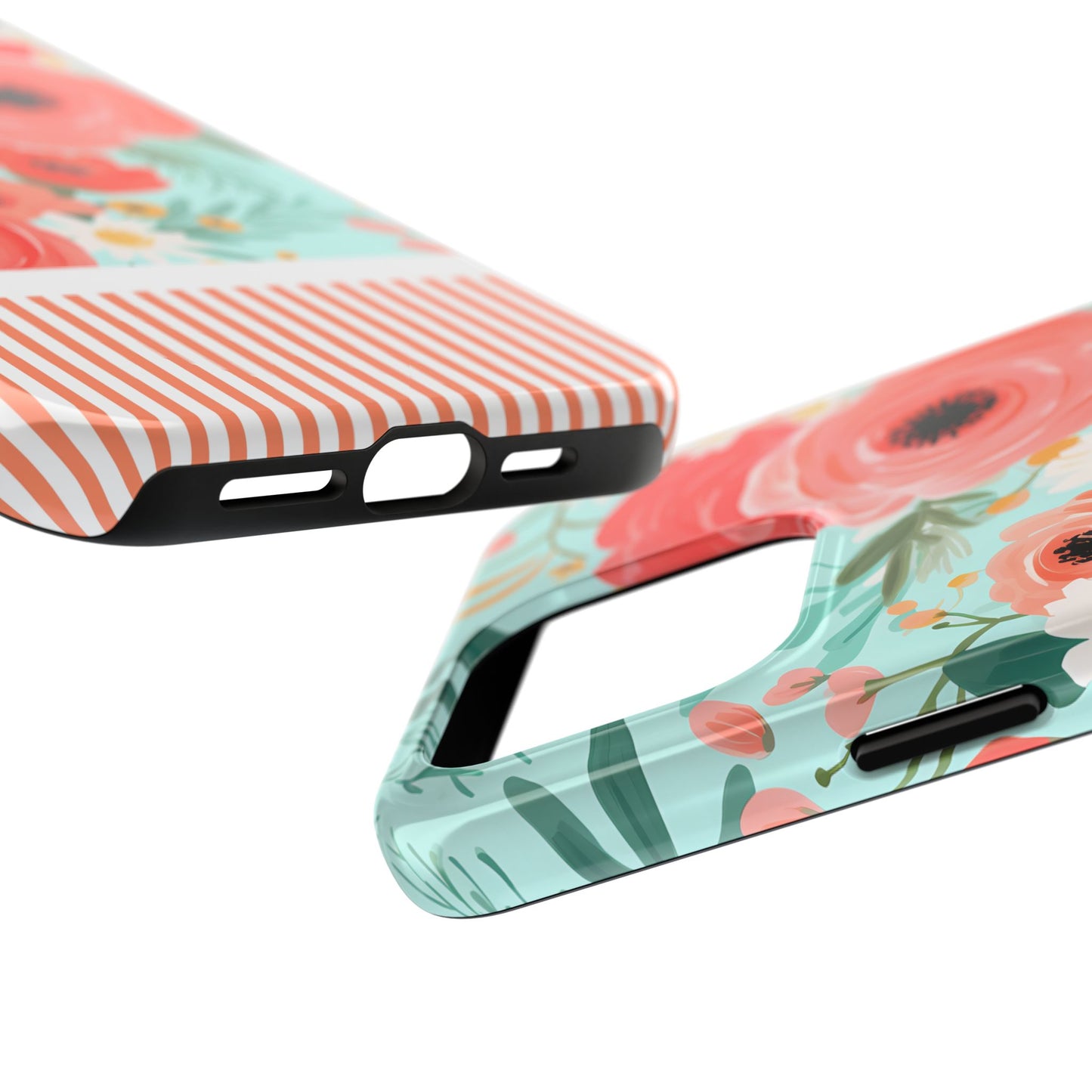 Coral FloralTough Phone Case