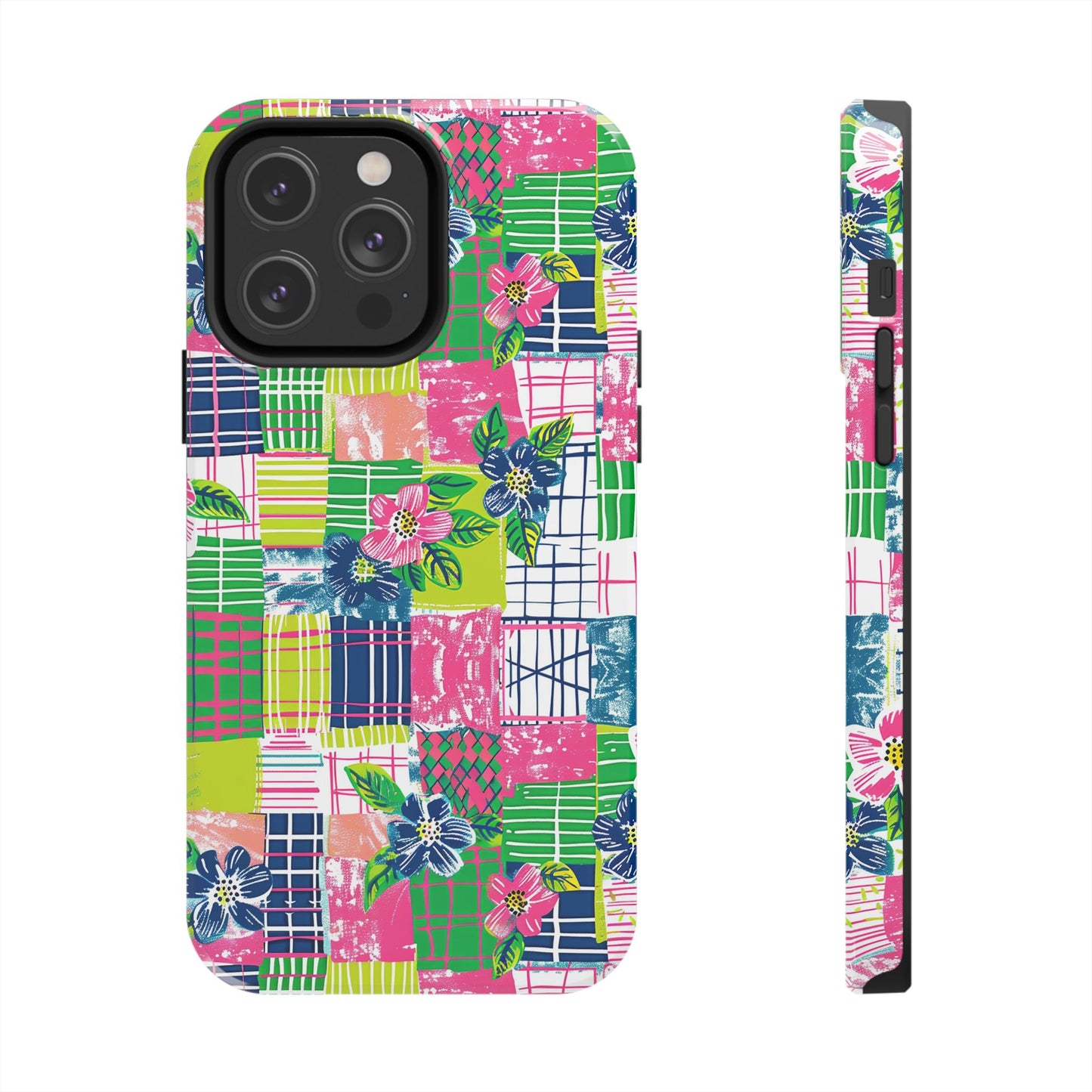 Tropical Madras Tough Phone Case