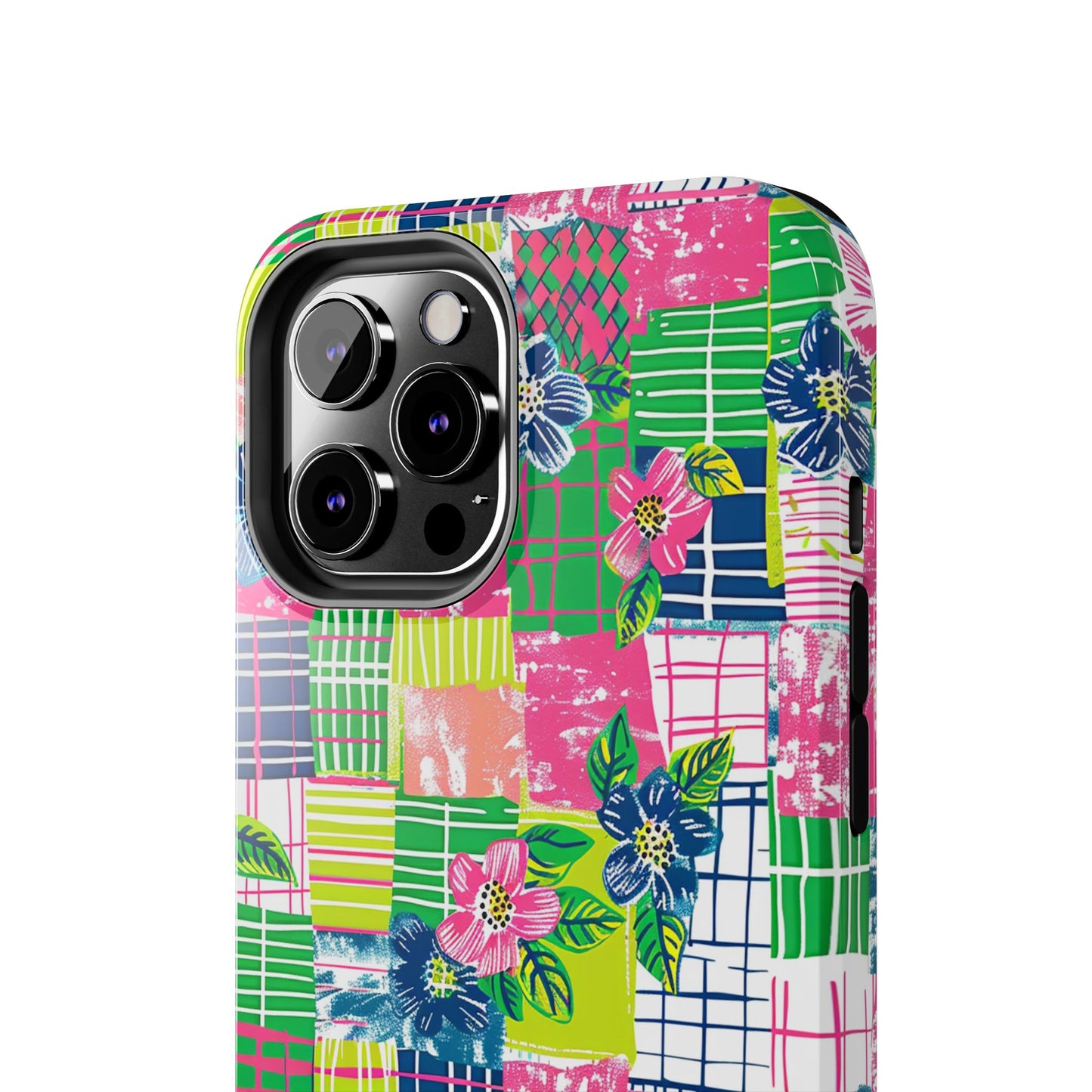 Tropical Madras Tough Phone Case