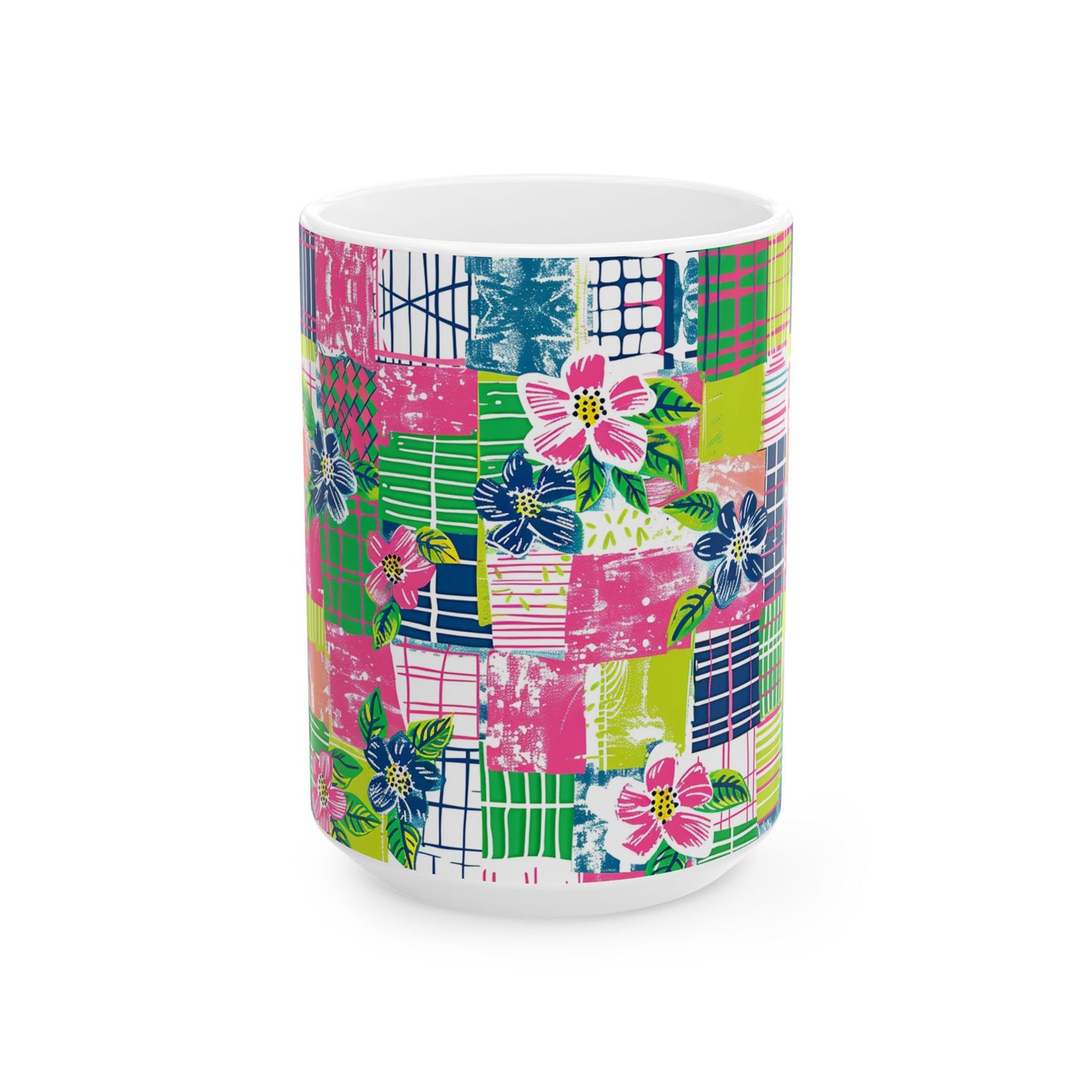 Tropical Madras Ceramic Mug