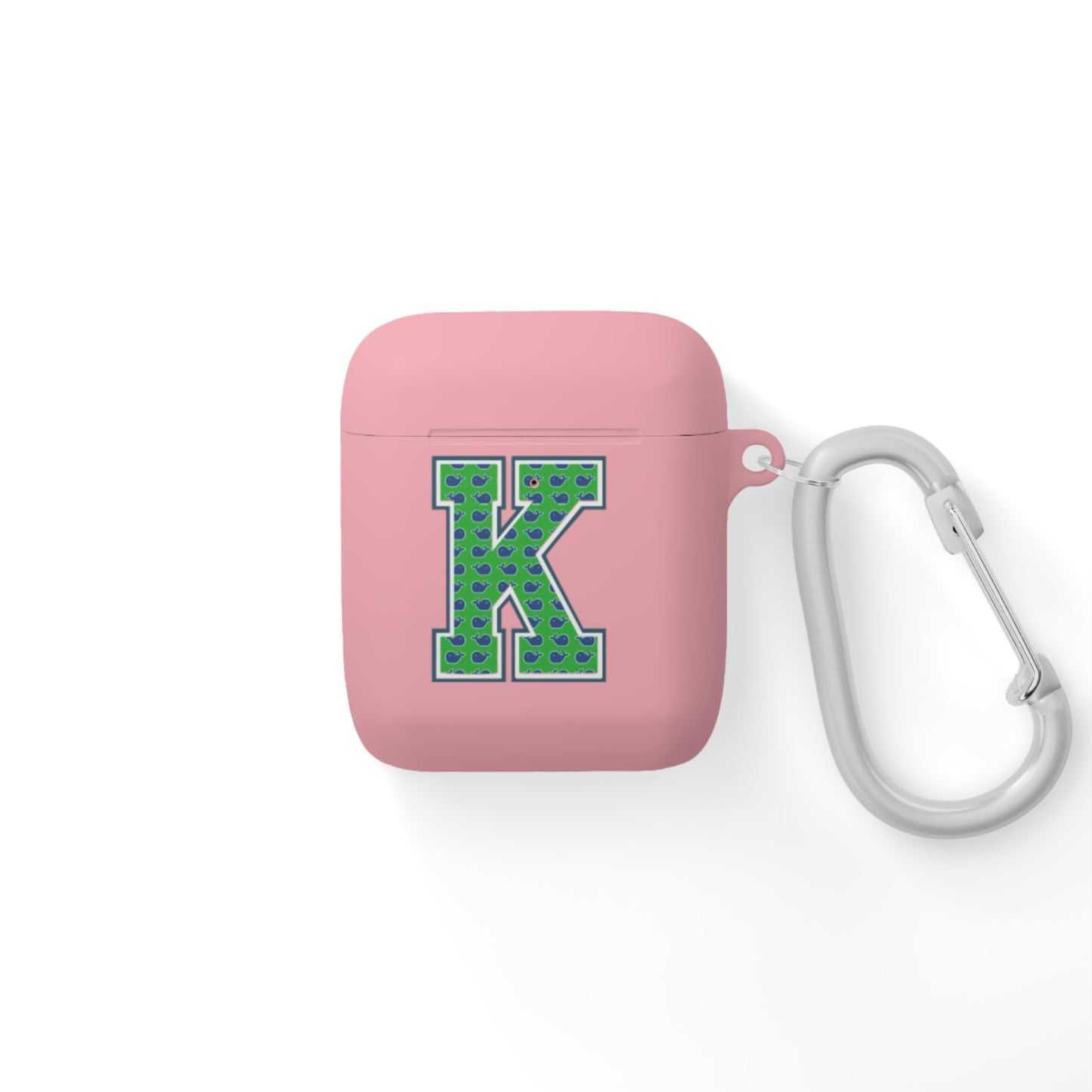 Preppy Letter K AirPods Case Cover