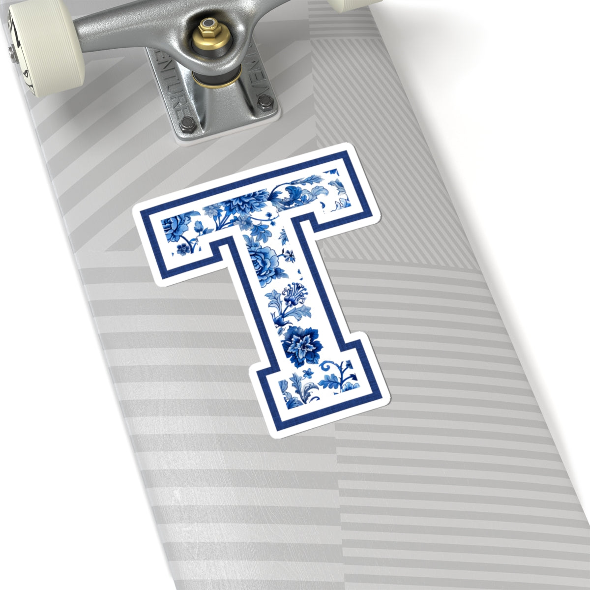 Chinoiserie Letter T Kiss Cut Sticker