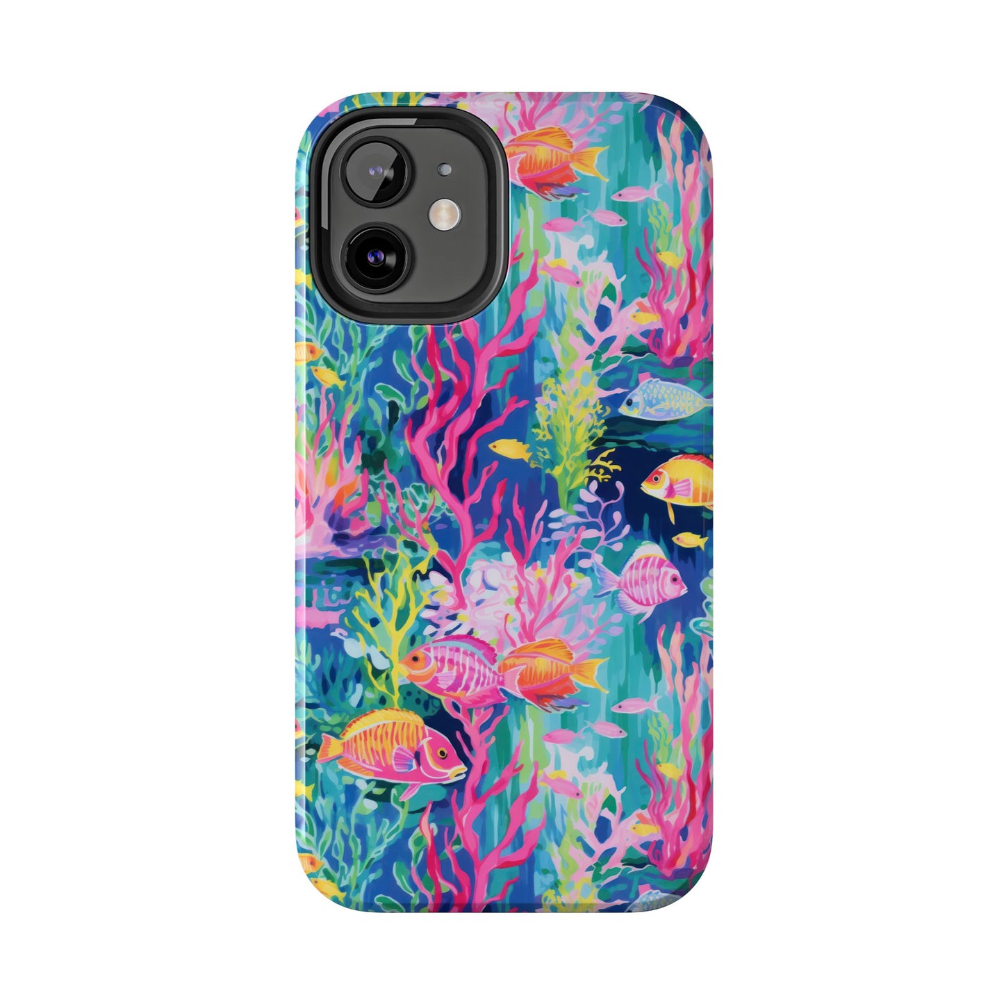 Watercolor Fish Tough Phone Case