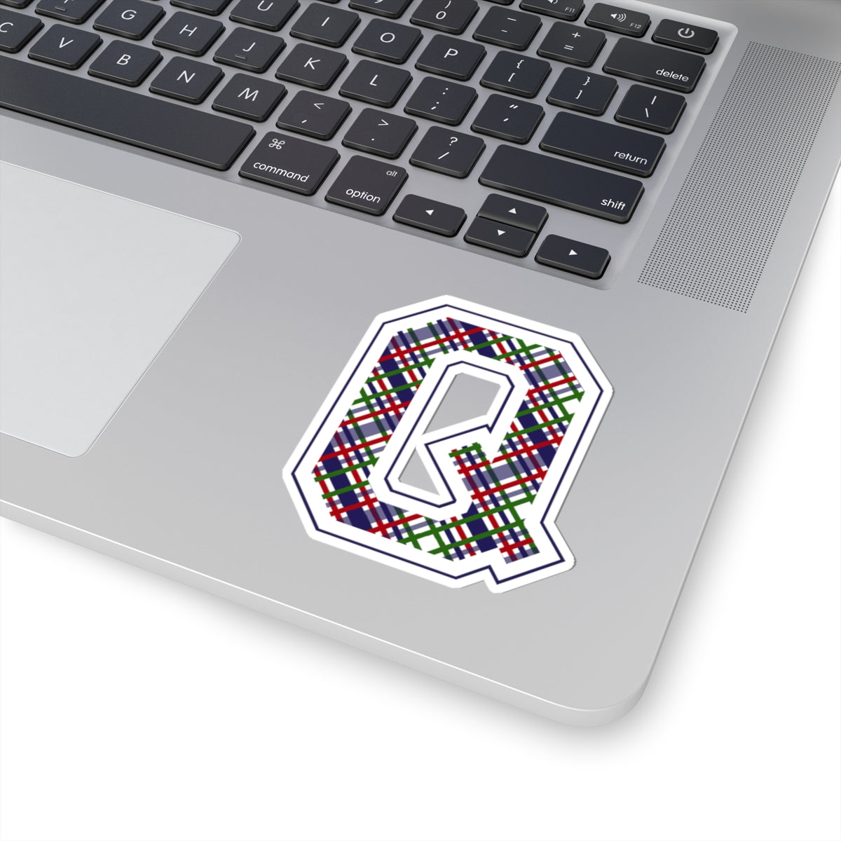 Equestrian Letter Q Kiss Cut Sticker