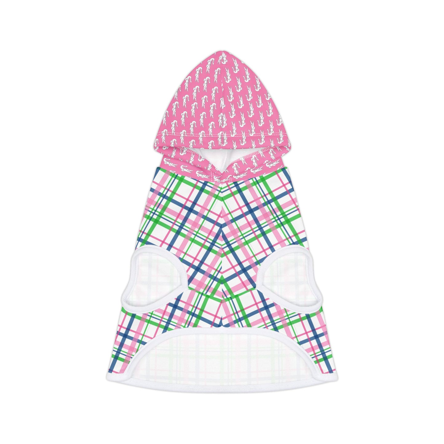 Gator Plaid Pet Hoodie